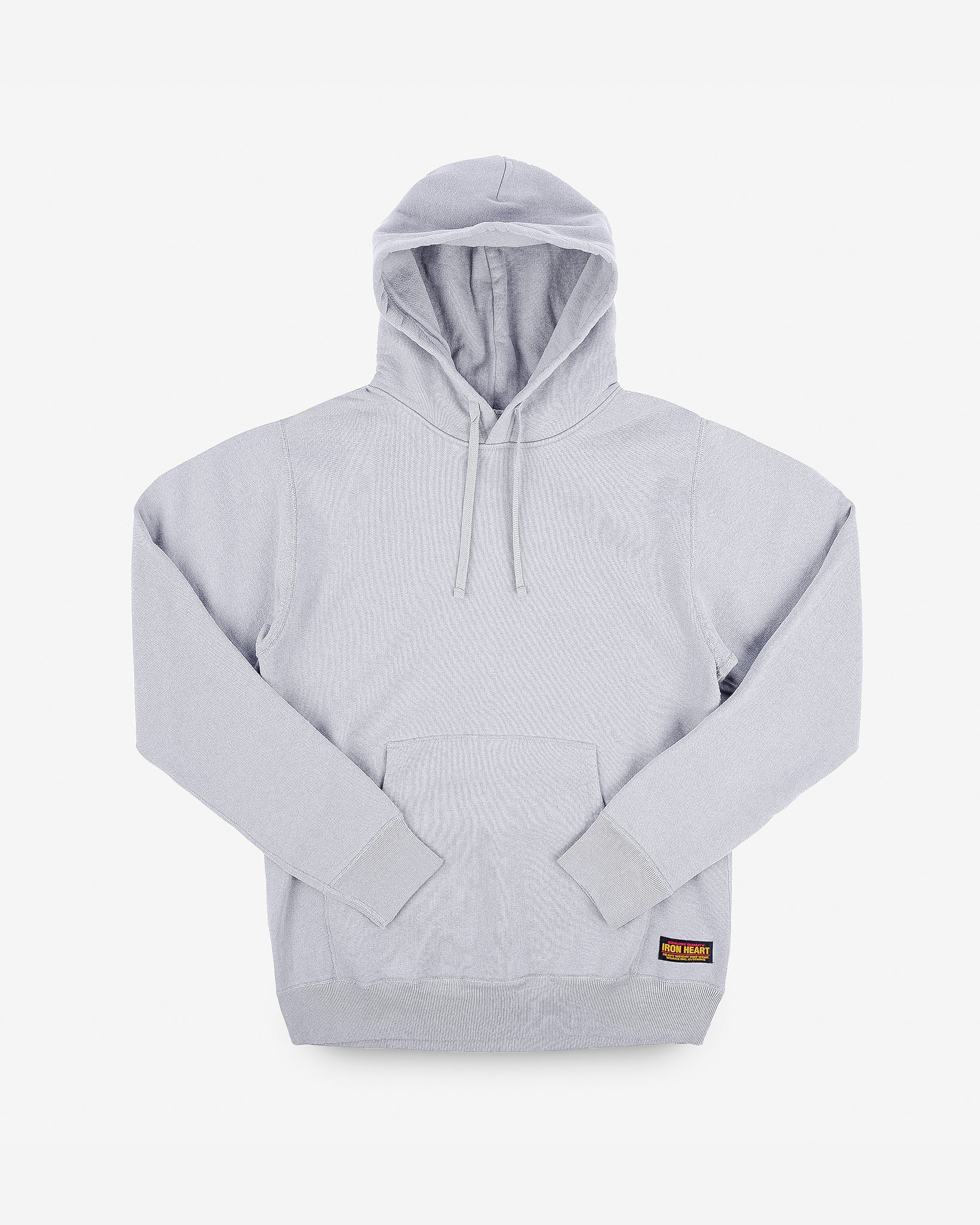 14oz Ultra Heavyweight Loopwheel Cotton Hoodie - Grey – Iron