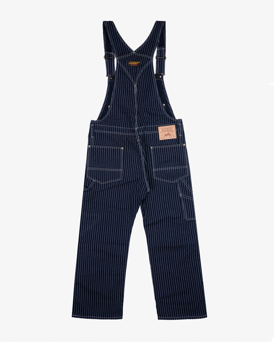 12oz Wabash Double Knee Overalls - Indigo (IH-819-IND) Tag 36, Hemmed to 27.0"