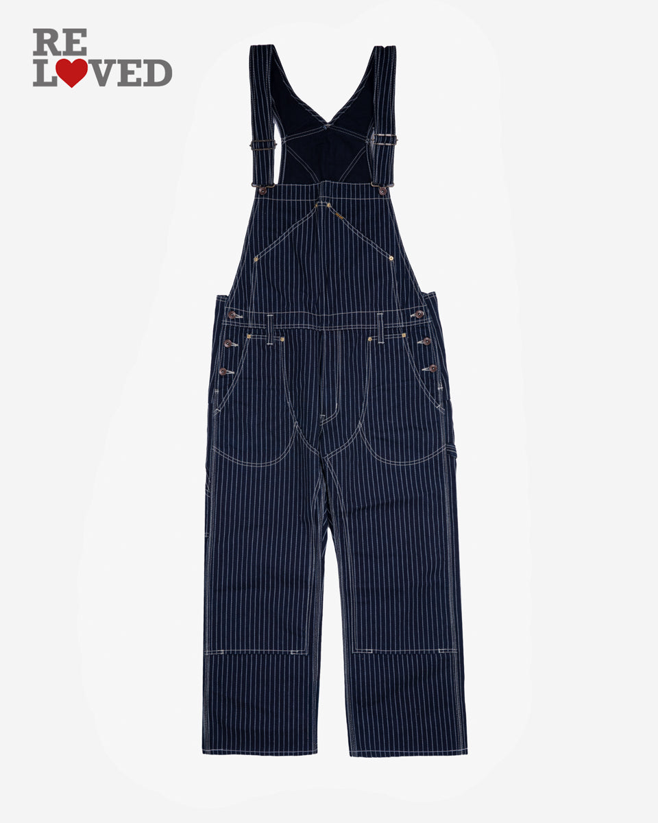 12oz Wabash Double Knee Overalls - Indigo (IH-819-IND) Tag 36, Hemmed to 27.0"