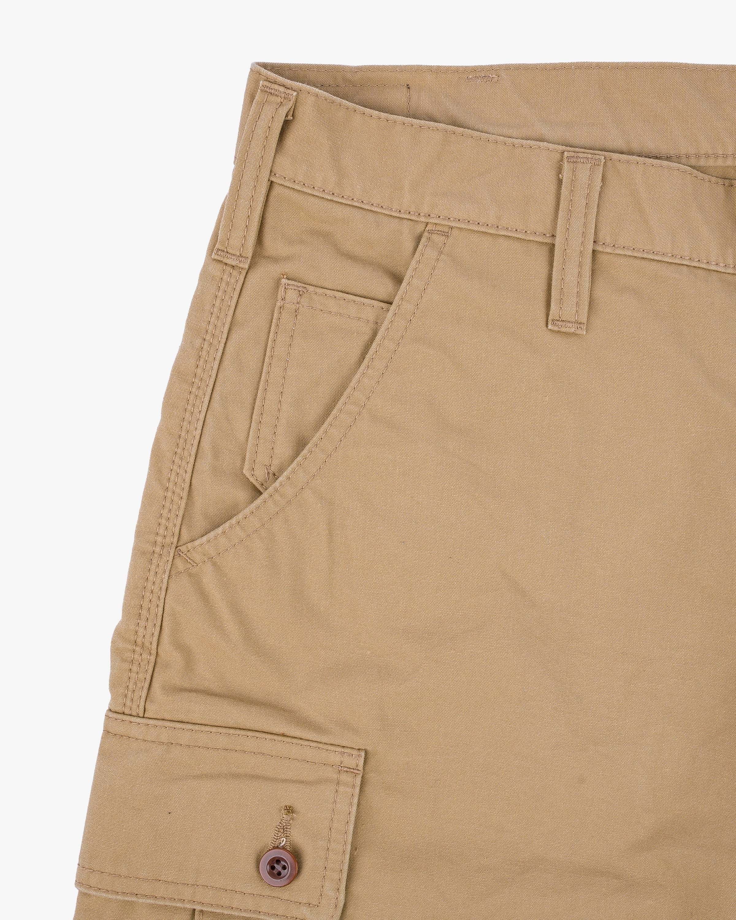 Hasagimol Pantaloncini cargo da uomo, tinta unita, elasticizzati, in vita, con 8 tasche, con