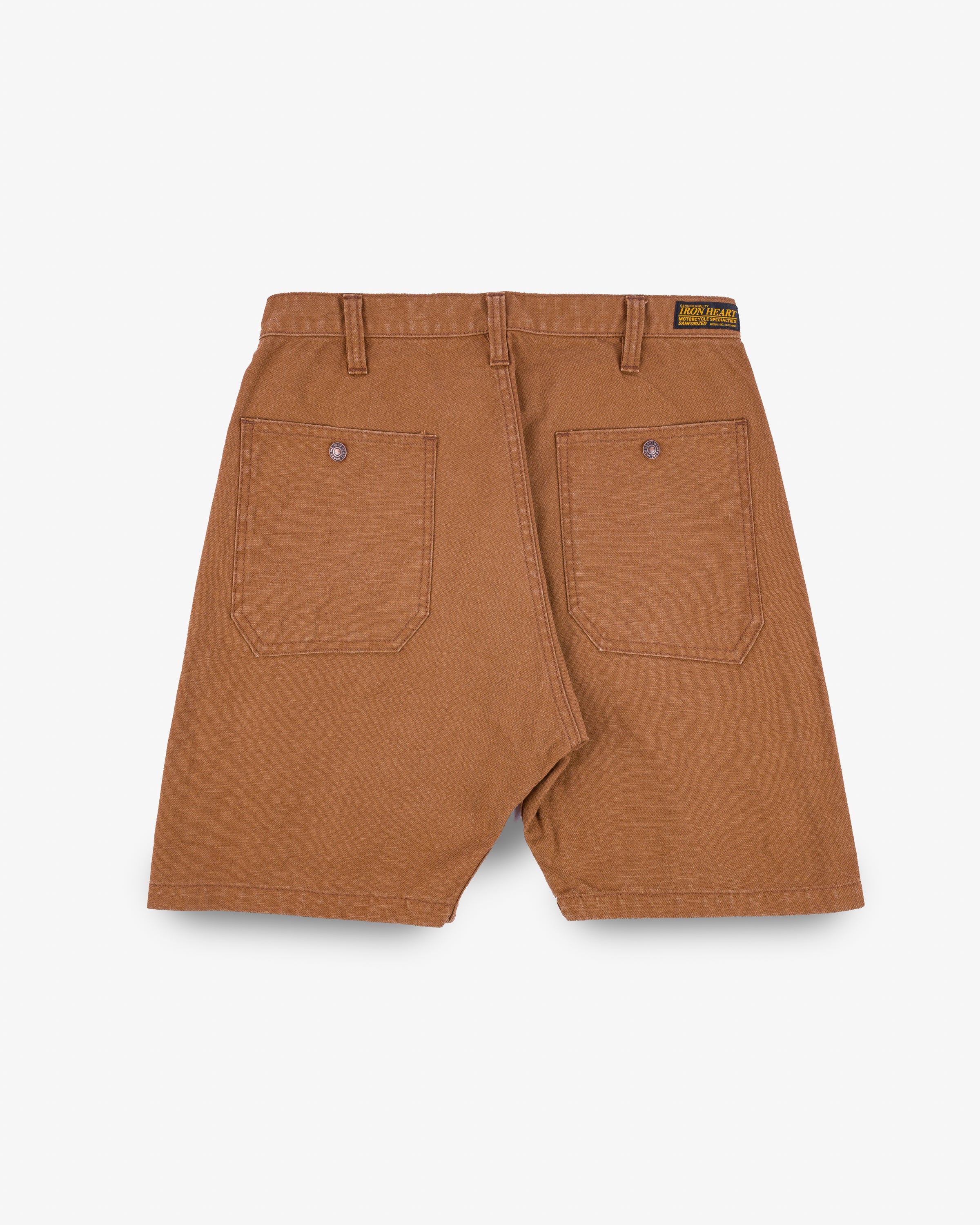 10oz Double Front Duck Shorts - Brown