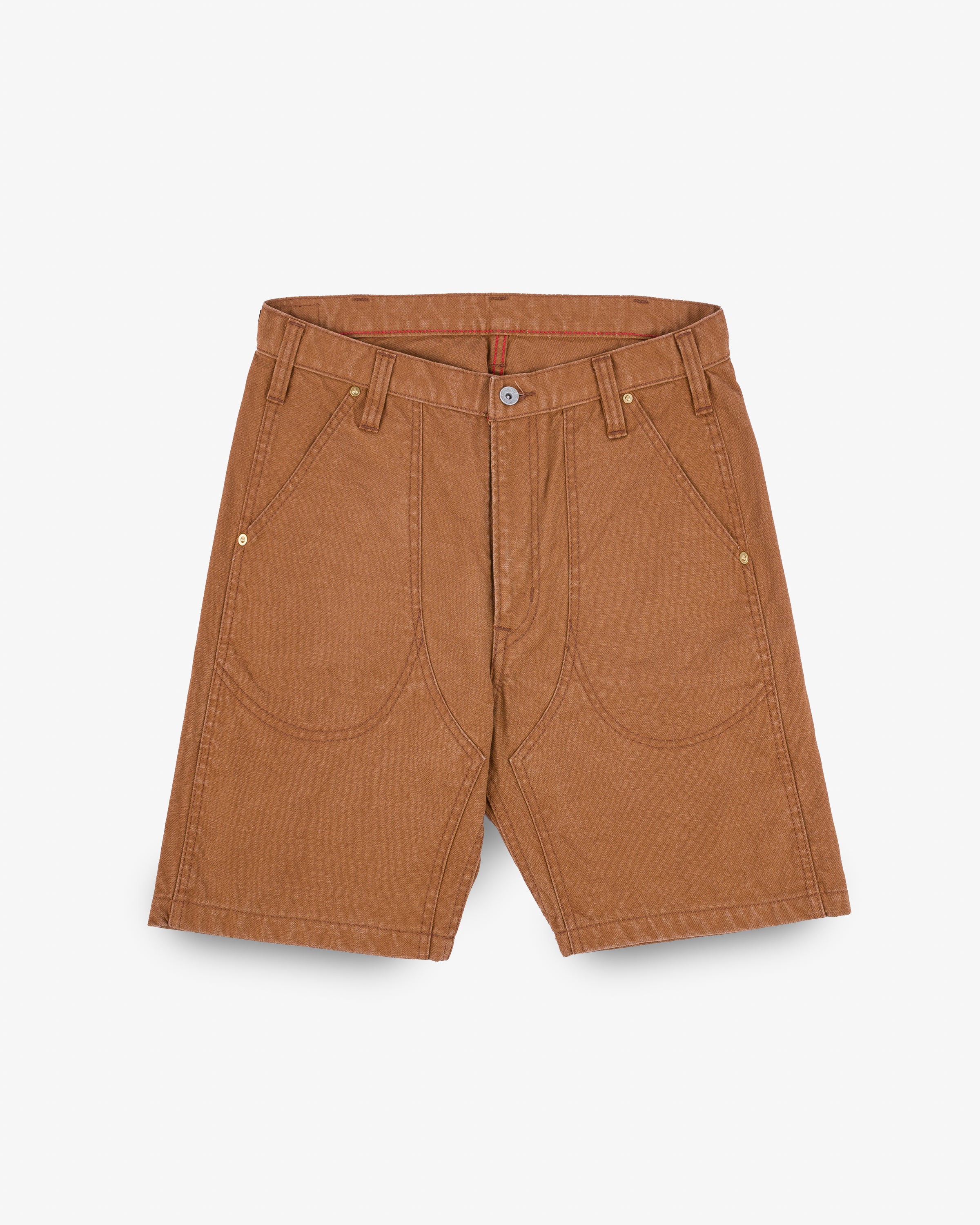 10oz Double Front Duck Shorts - Brown