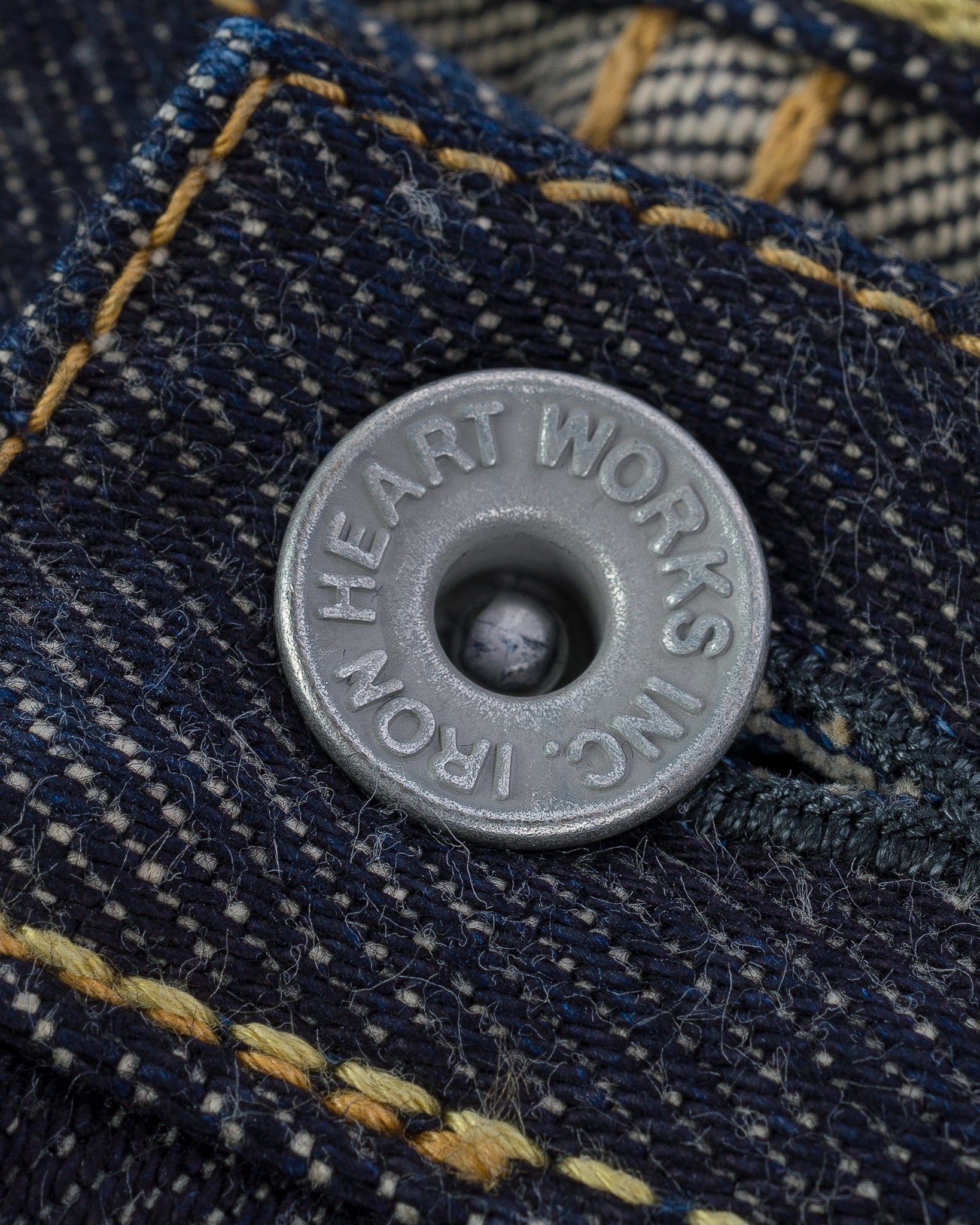 Iron Heart 21oz Selvedge Denim Slim Tapered Jeans - Indigo