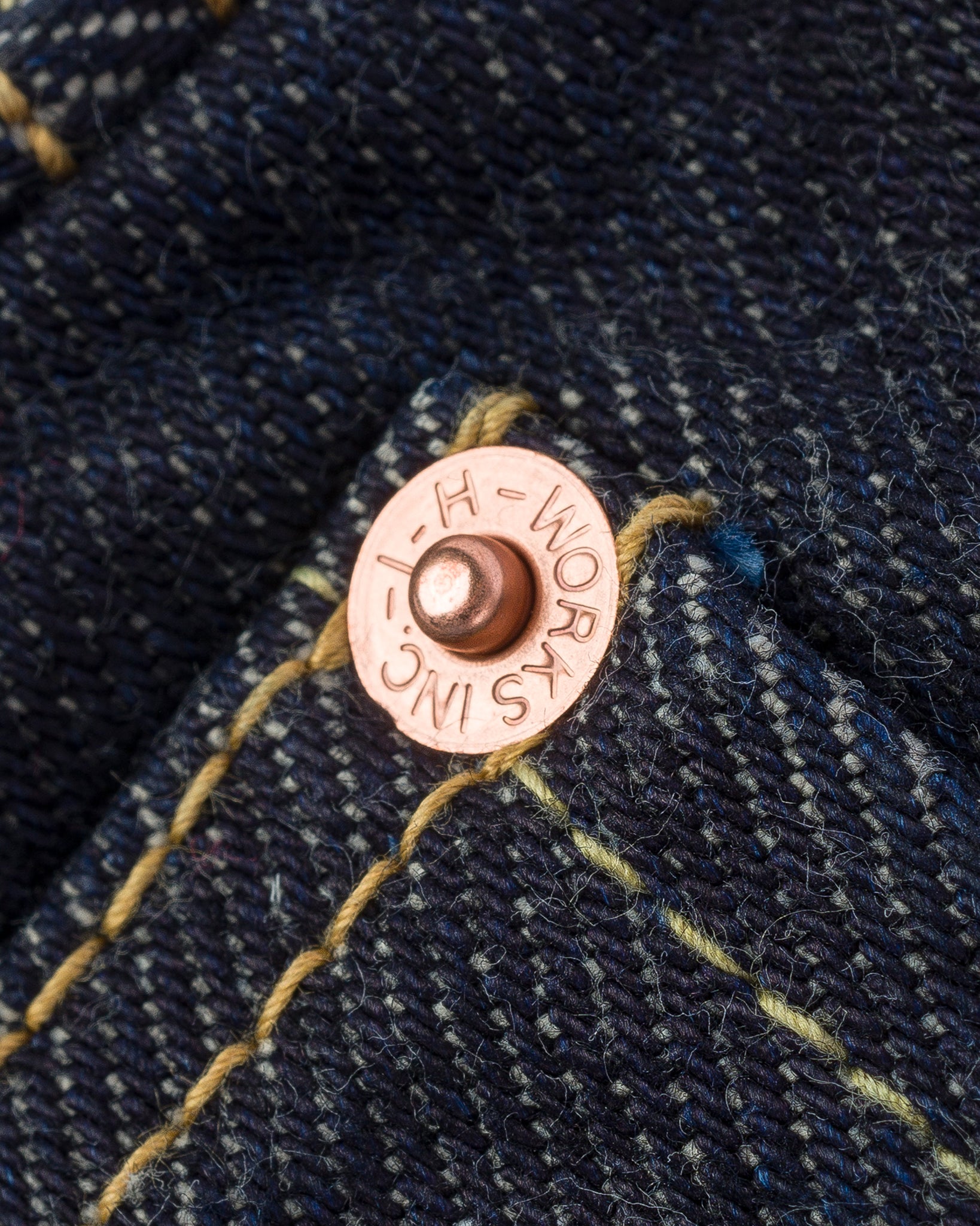 Iron Heart 21oz Selvedge Denim Slim Tapered Jeans - Indigo