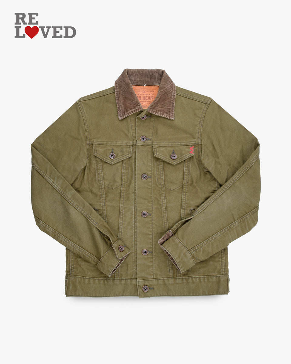 12oz Whipcord Modified Type III Jacket - Olive Drab Green (IH-526-ODG) Size Small