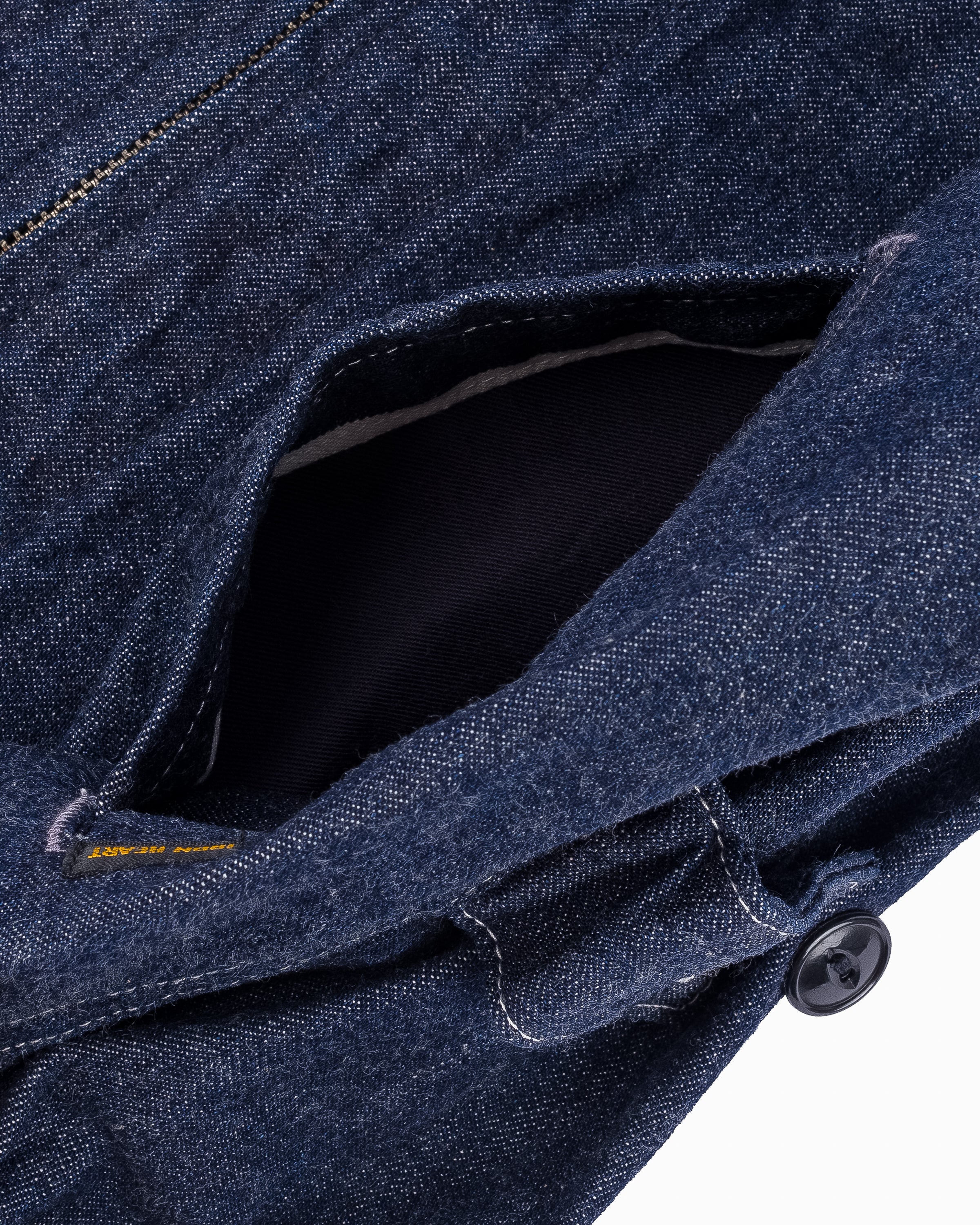 10oz Selvedge Denim Work Vest - Indigo – Iron Heart