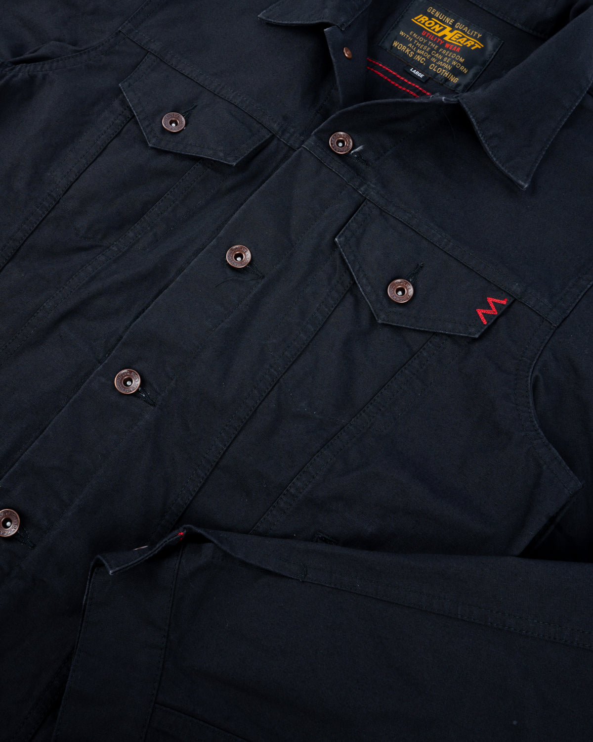 9oz Canvas Type III Jacket - Black – Iron Heart