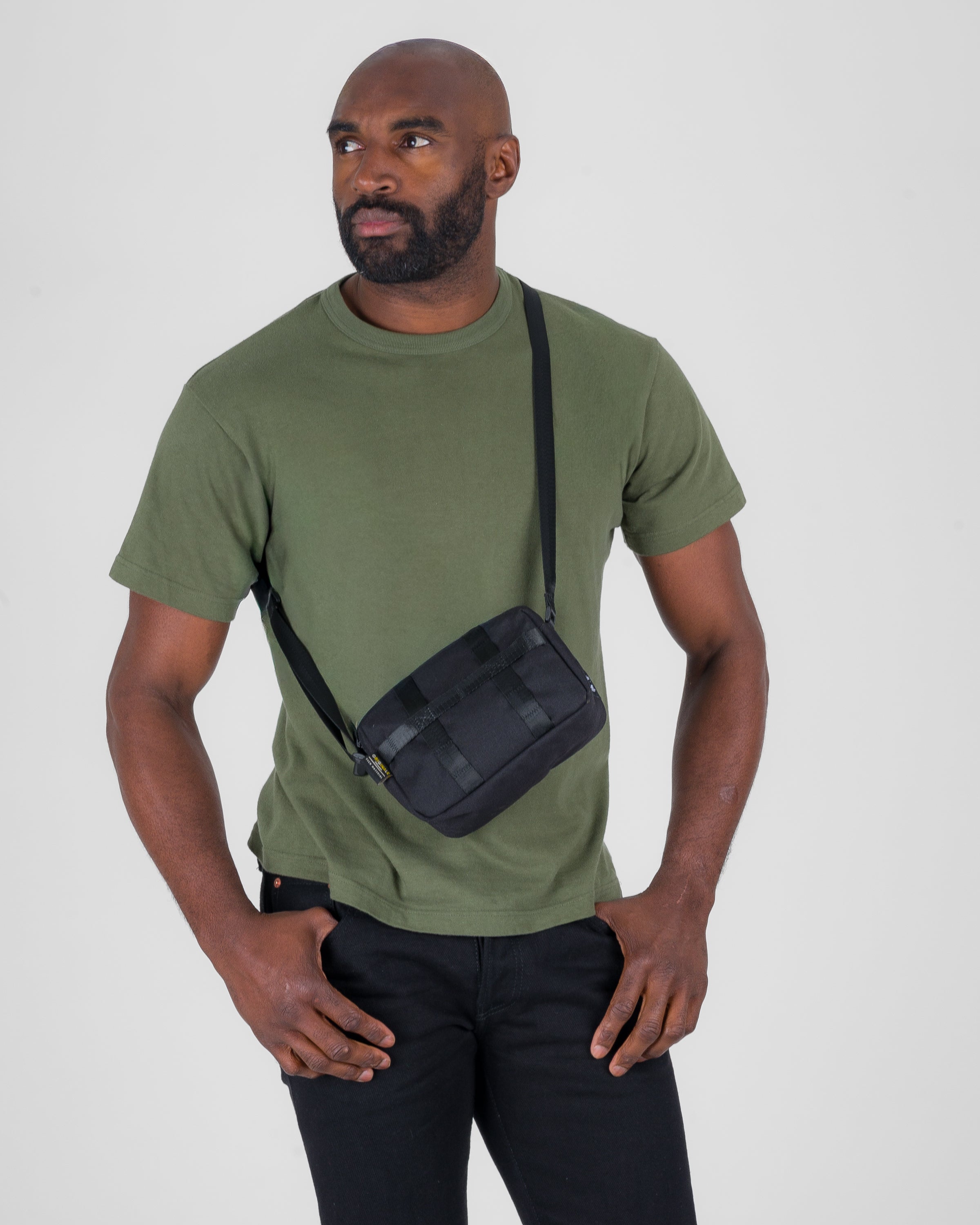 OGL Originale Tech Material Sling Bag - Black