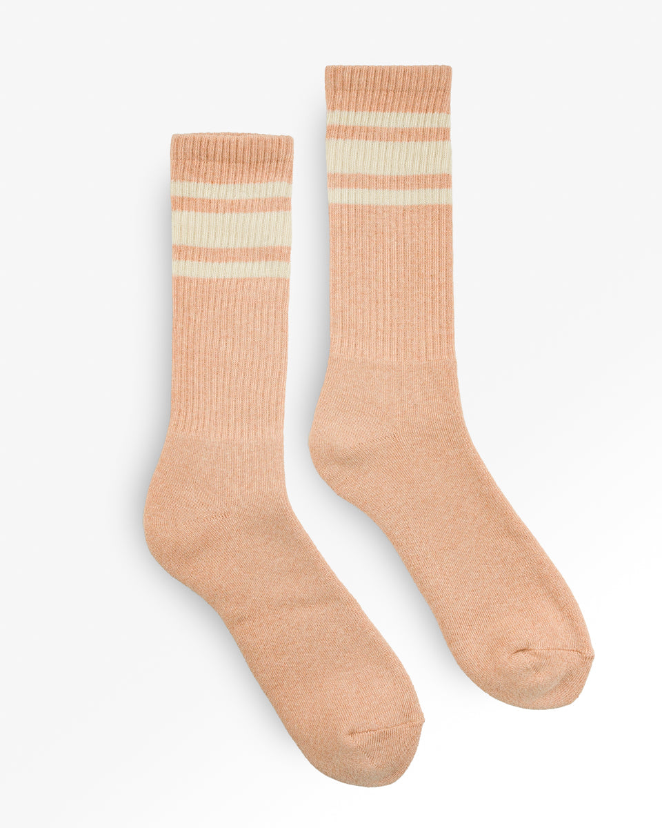Decka Showatabé Organic '80s Skater Socks - Orange