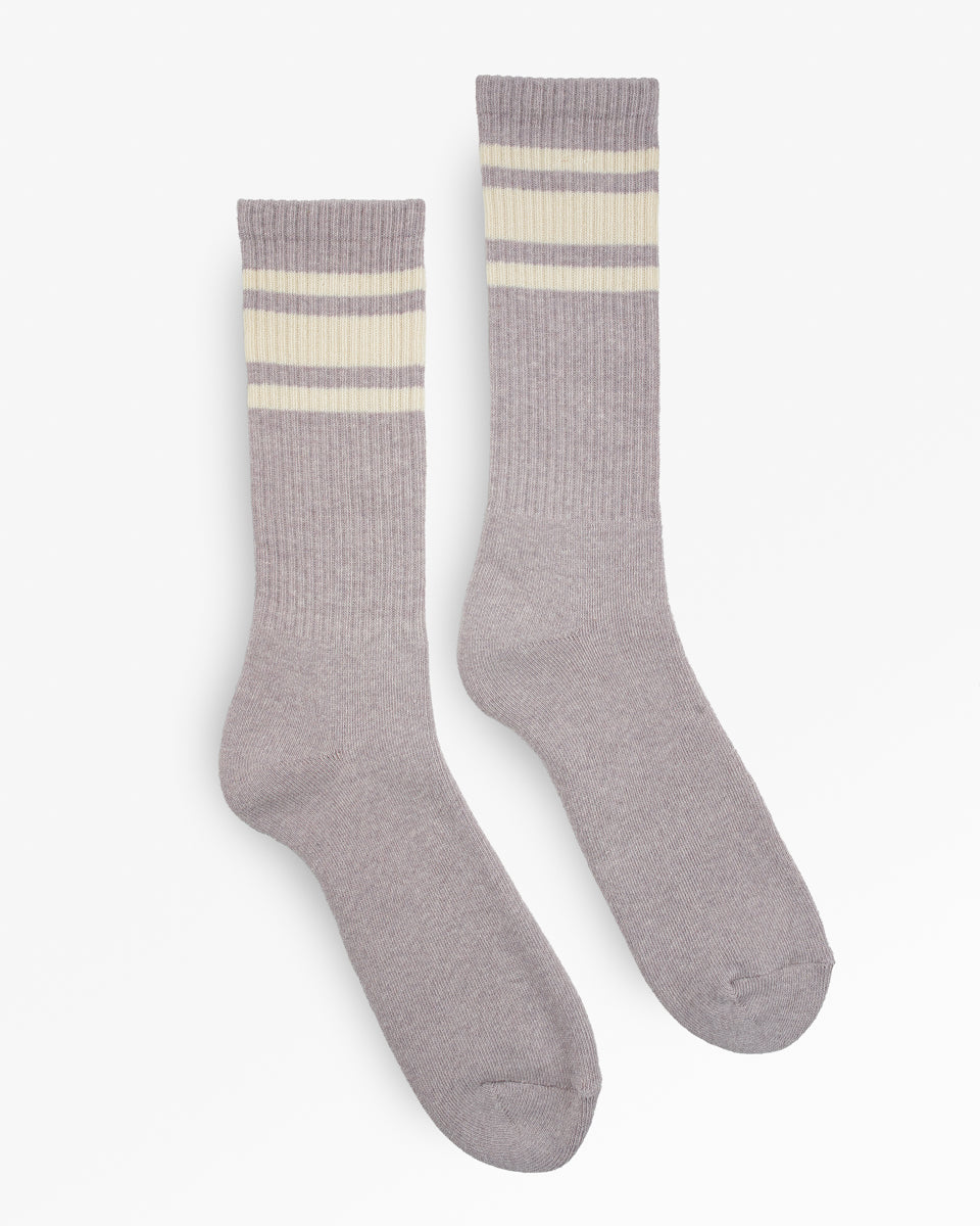 Decka Showatabé Organic '80s Skater Socks - Purple