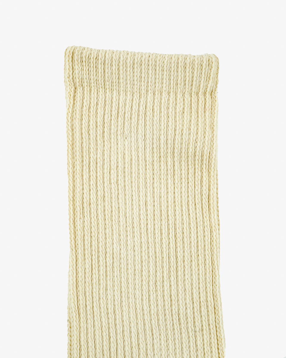 Decka Showatabé Organic Pile Socks - Yellow