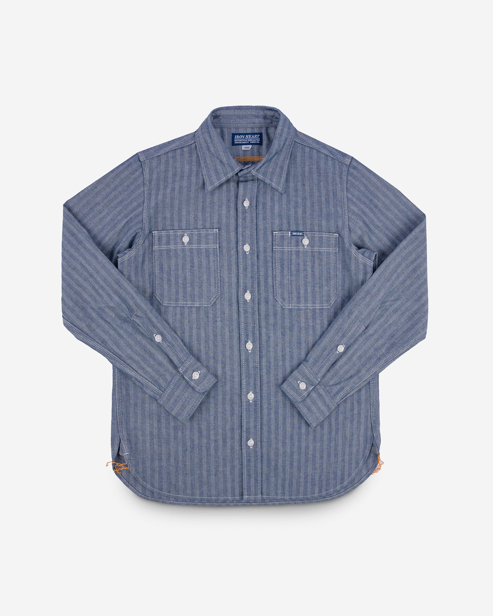 12oz Herringbone Work Shirt - Indigo