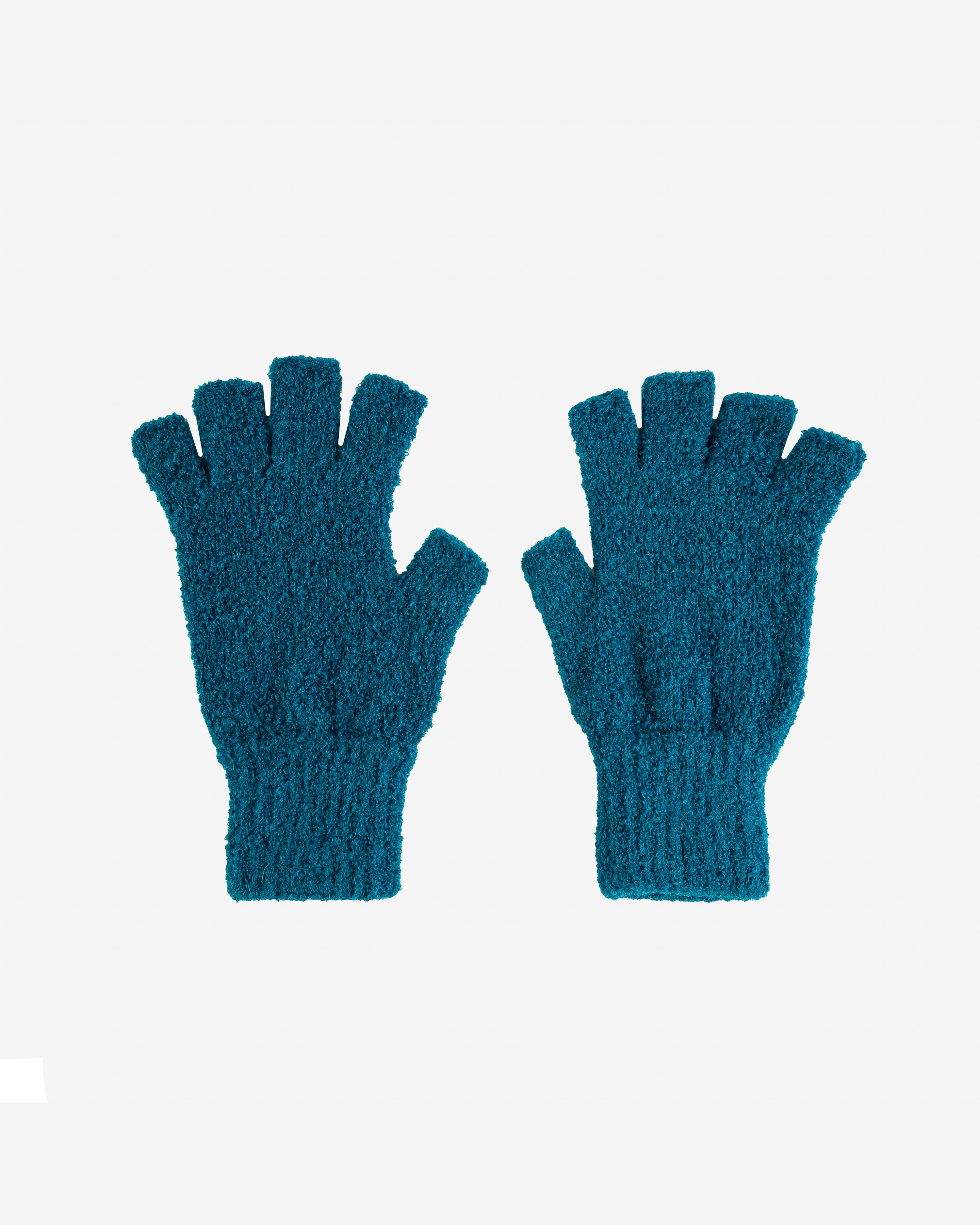 Decka Fingerless Gloves - Turquoise