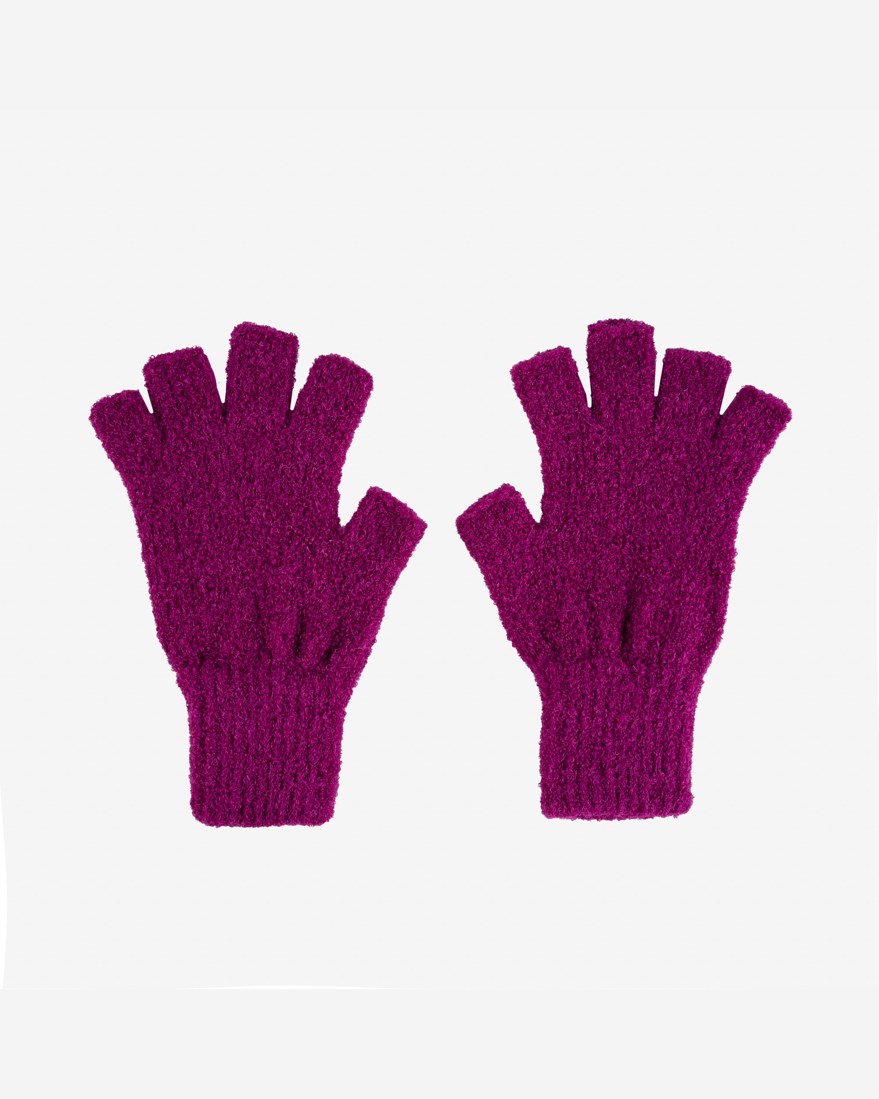 Decka Fingerless Gloves - Magenta