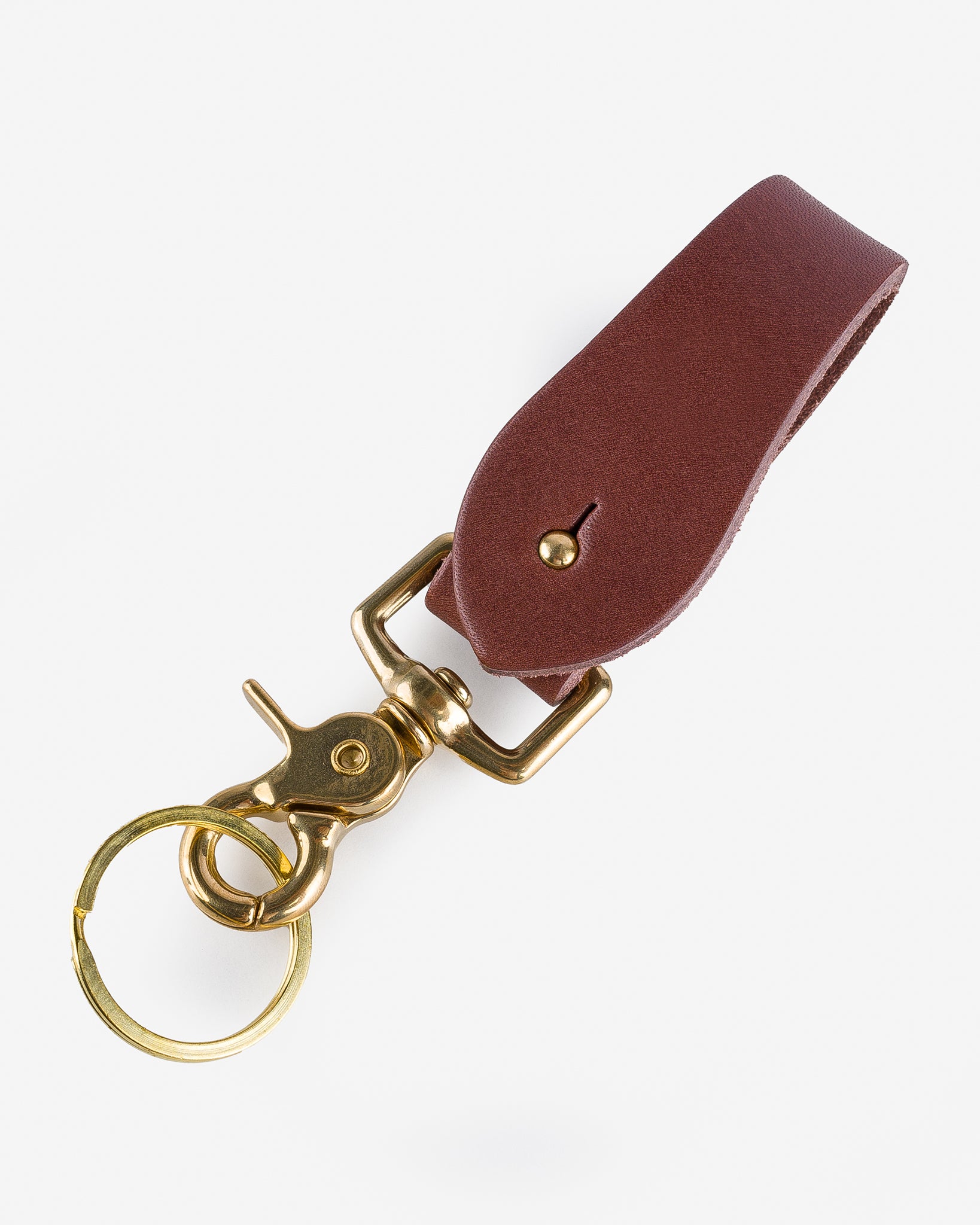 OGL Leather Key Fob - Brown
