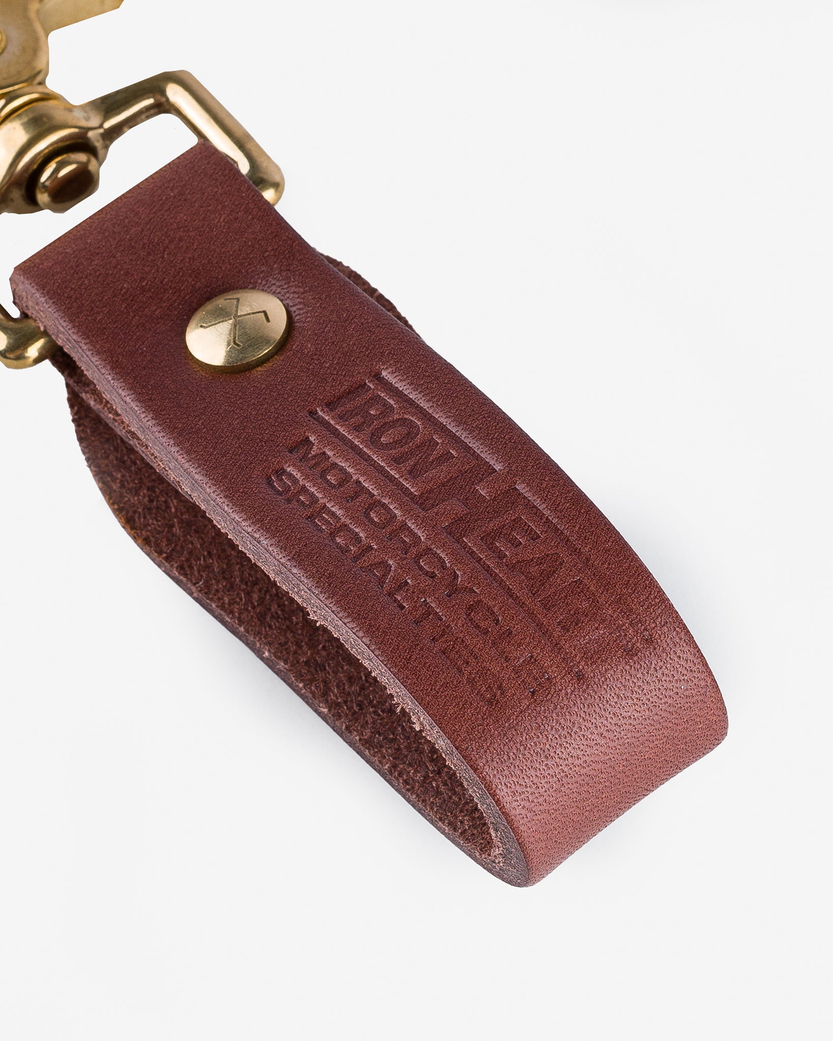 OGL Leather Key Fob - Brown