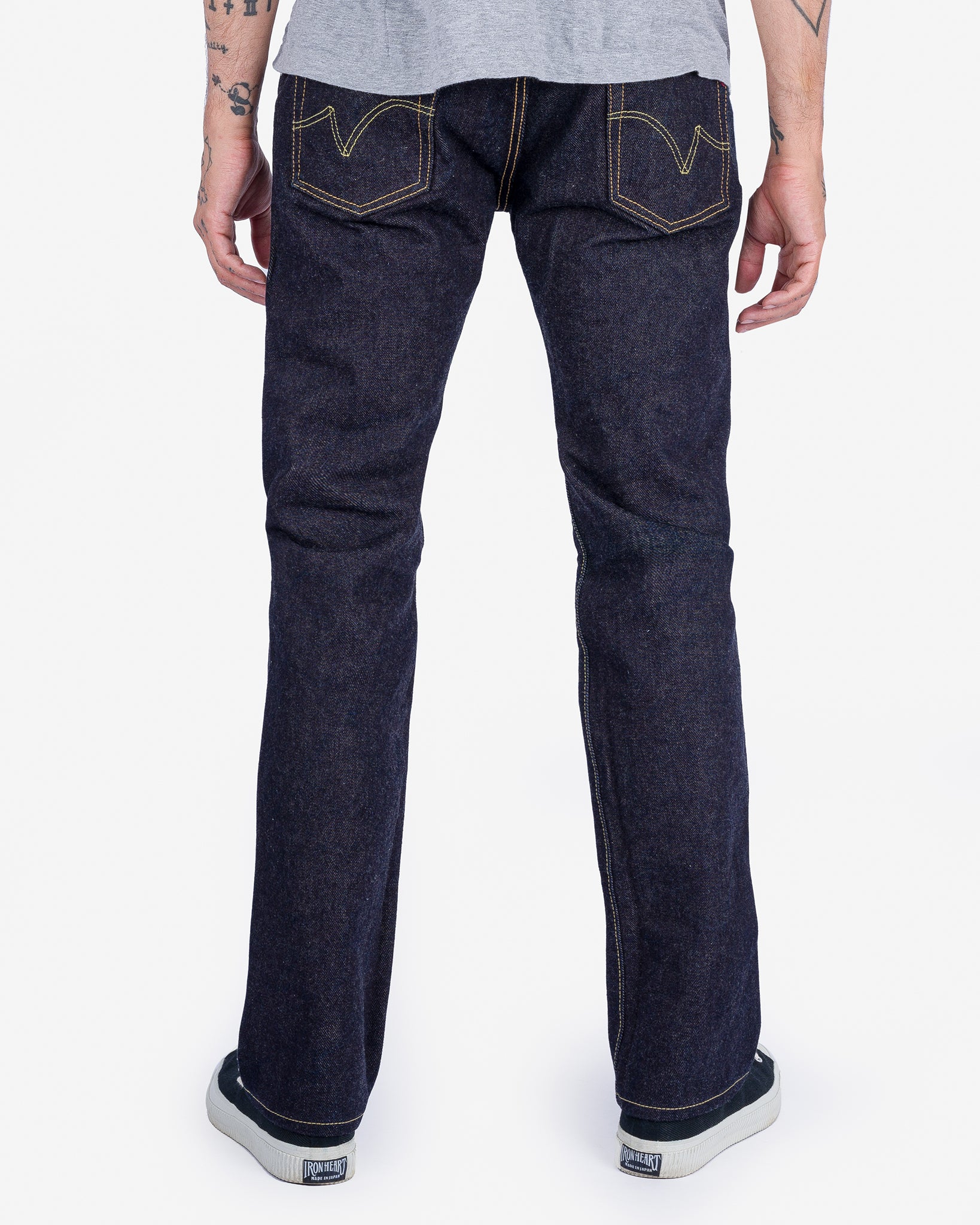 IRON HEART ⭐︎W36 Iron Heart 19oz Left Hand Twill Selvedge Denim Slim Straight Cut