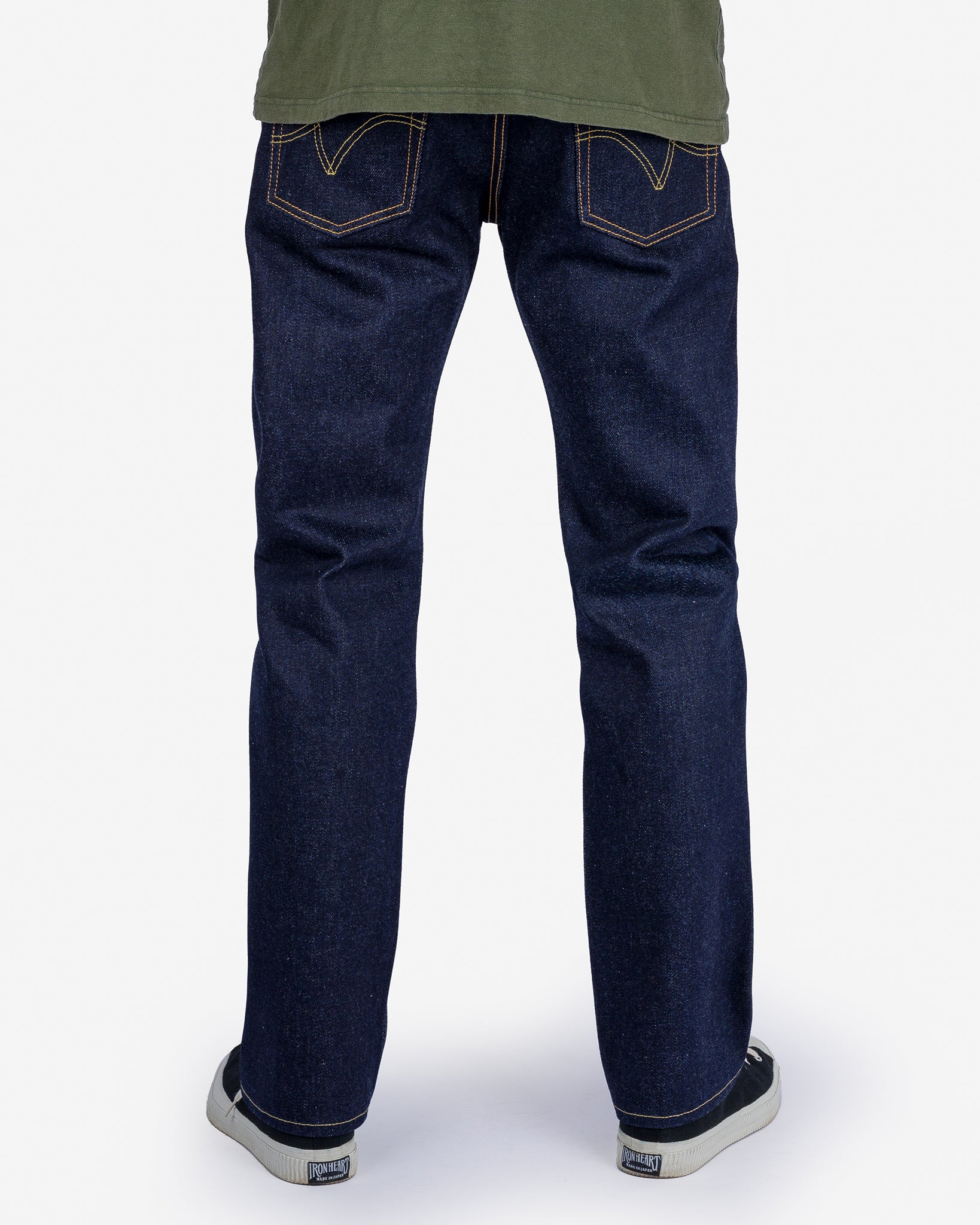 21/23oz Ultra Heavy Raw Selvedge Denim Slim Straight Cut Jeans