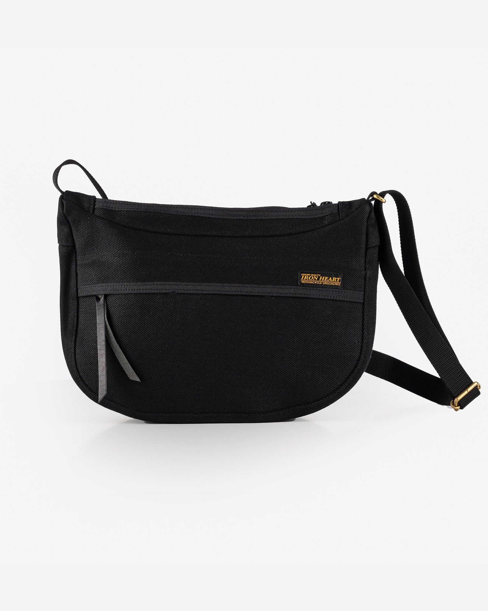 21oz Denim Small Shoulder Bag - Black