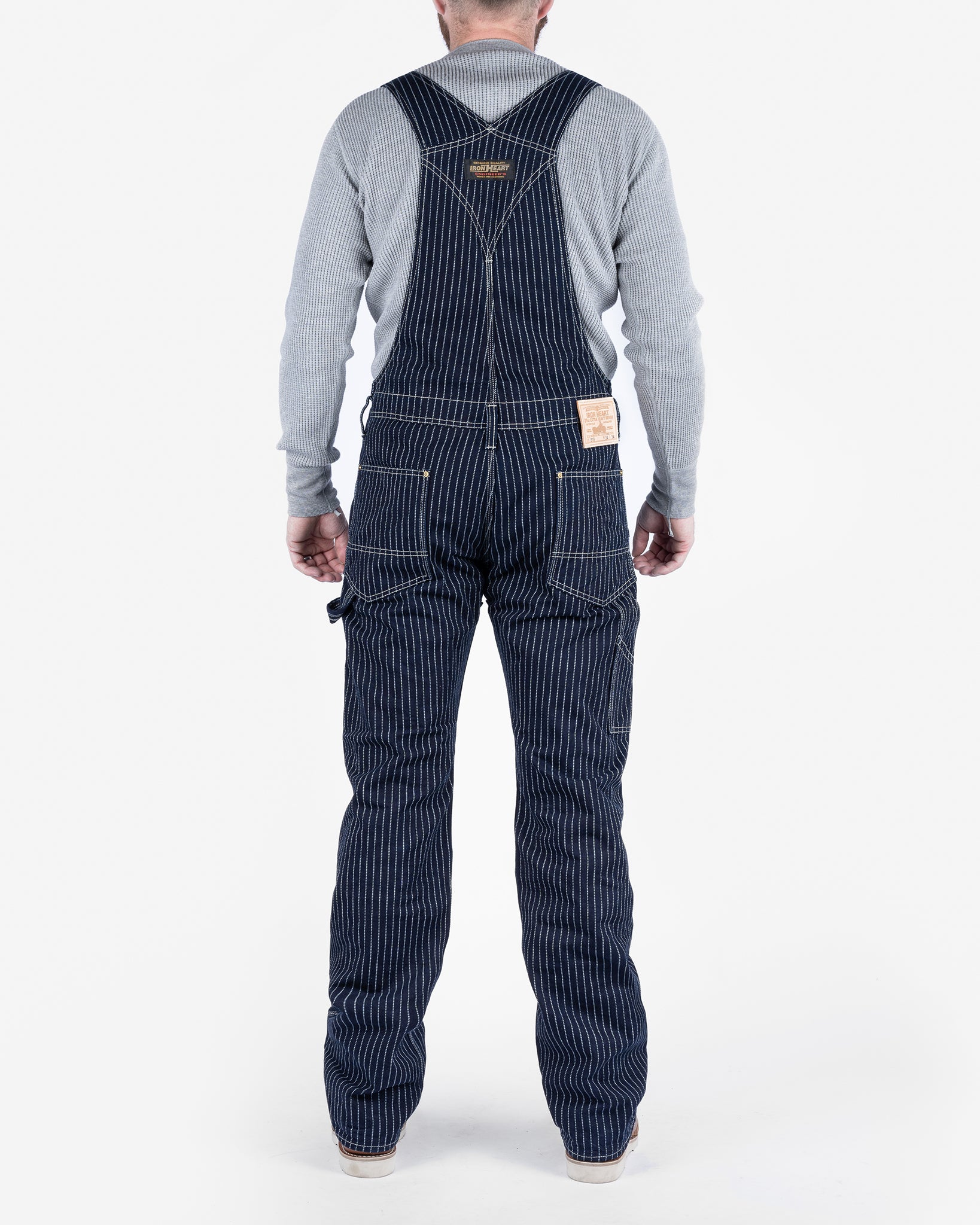 12oz Wabash Double Knee Overalls - Indigo – Iron Heart