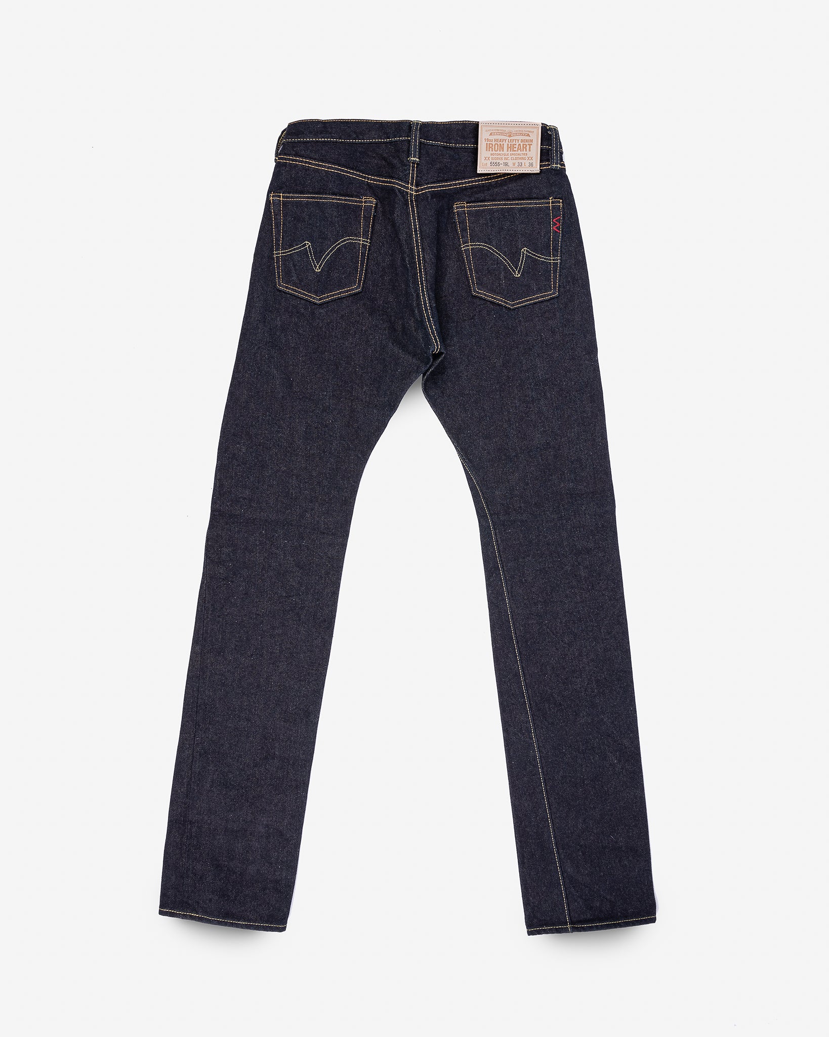 19oz Left Hand Twill Selvedge Denim Slim Cut Jeans Indigo