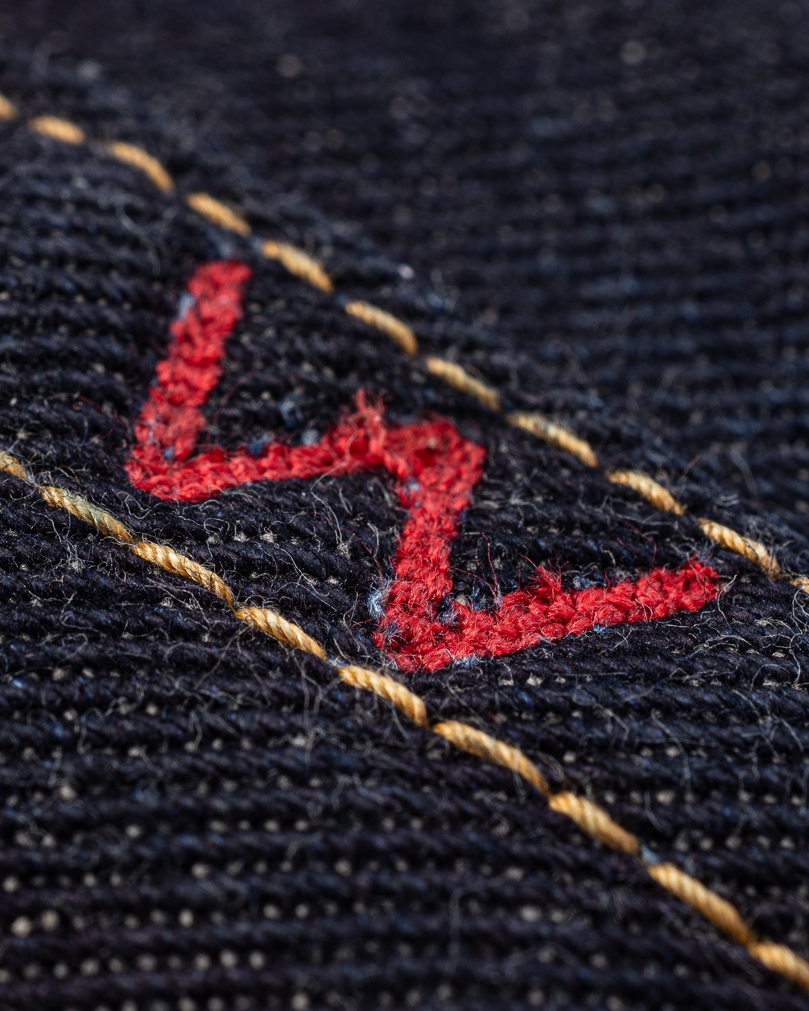 Iron Heart 19oz Left Hand Twill Selvedge Denim Slim Cut Jeans - Indigo