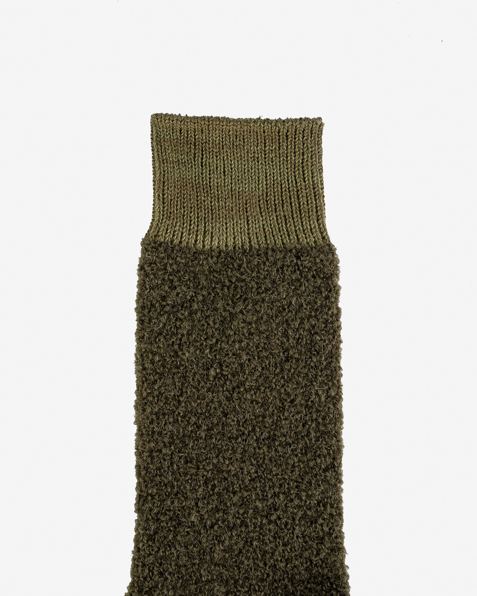 Decka Baby Alpaca & Merino Wool Socks - Olive