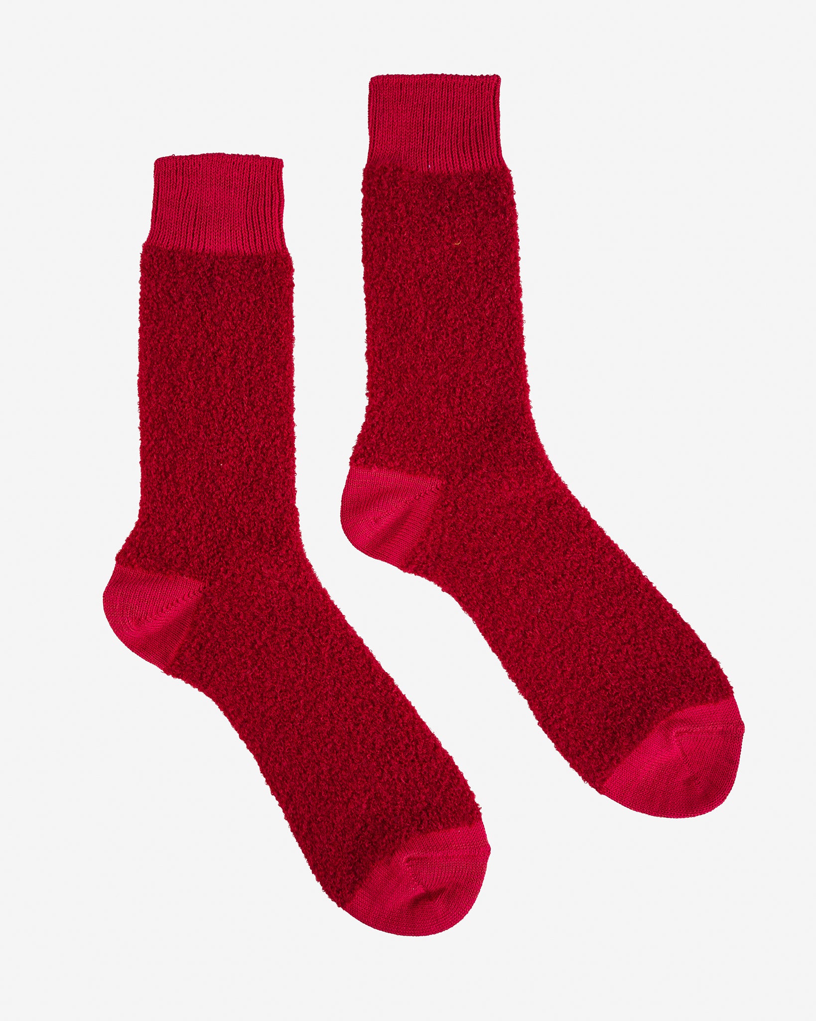 Decka Baby Alpaca & Merino Wool Socks - Red