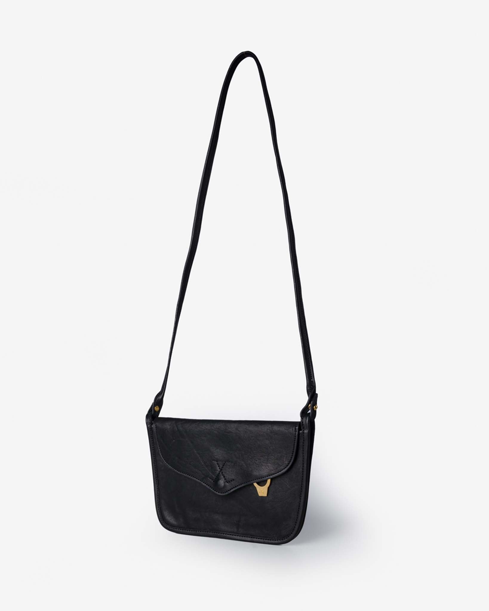OGL Brave Horsehide Pocket Bag - Black
