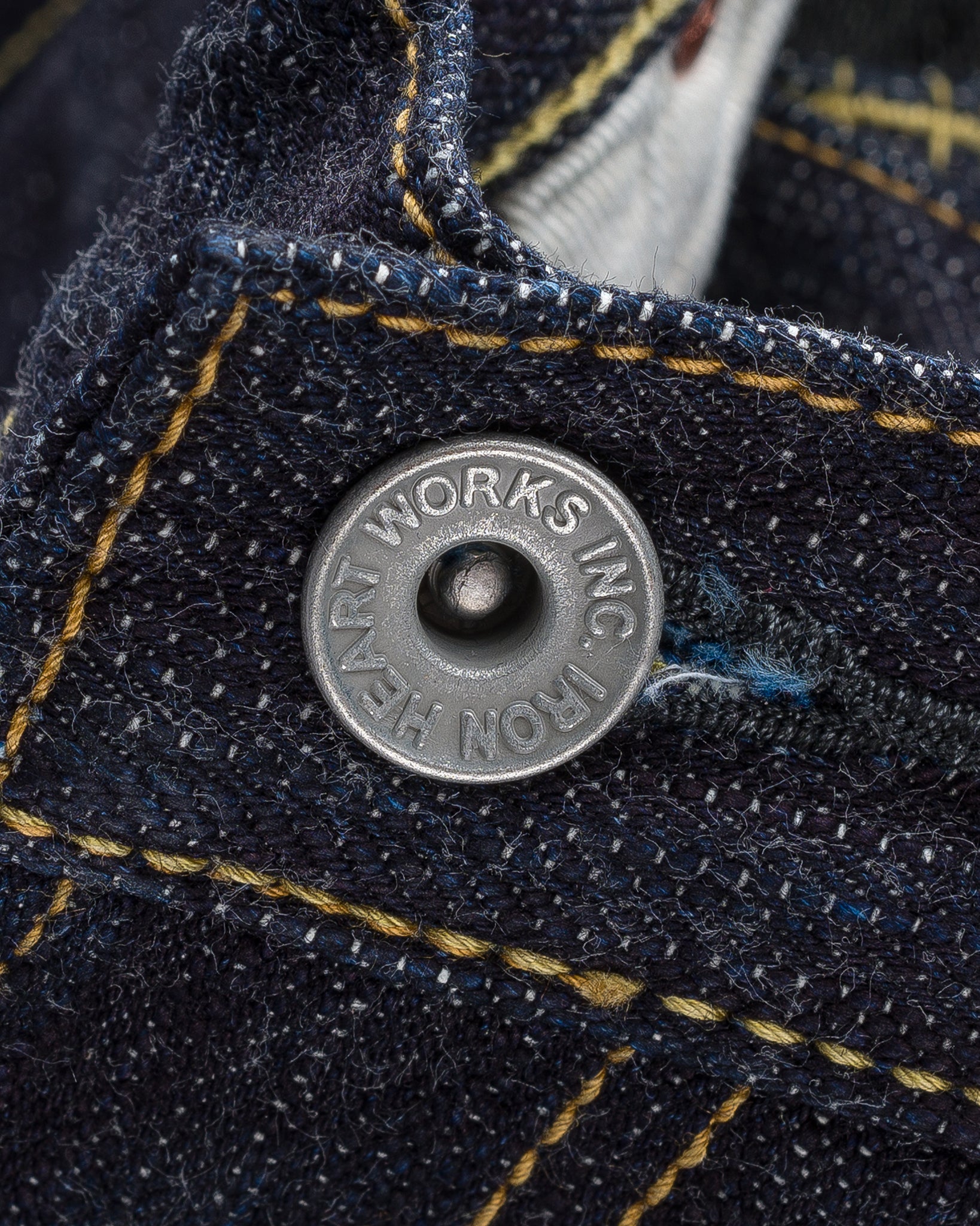 IRON HEART 666S-ST ホワイトデニム W38 L36 Iron Heart 16oz Slubby Selvedge Denim Slim Straight Cut