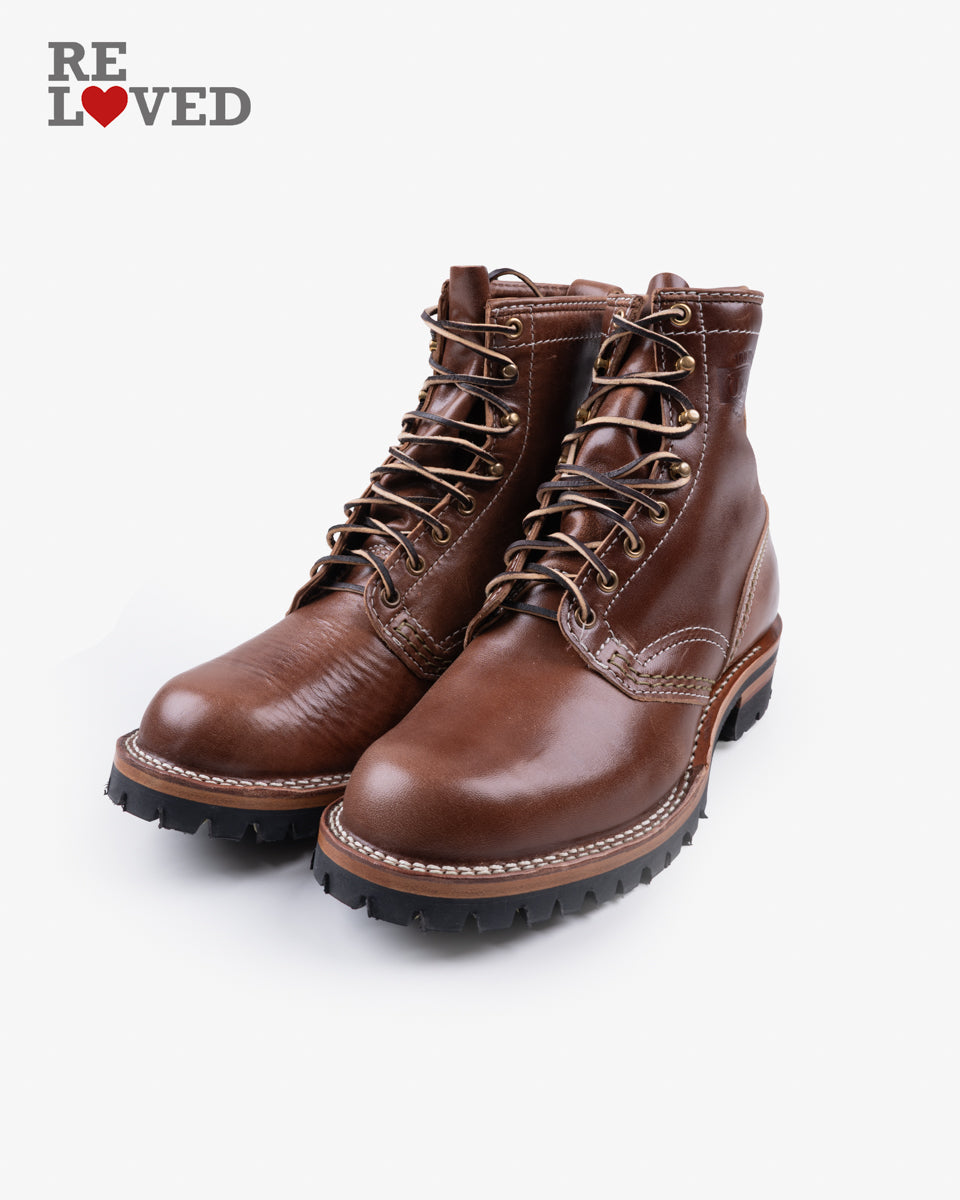 Iron Heart Int'l x Wesco® - 8" Maryam Horsehide Jobmaster® Boot - Brown (IHWE-JMHH-BRN) Size 9.5E