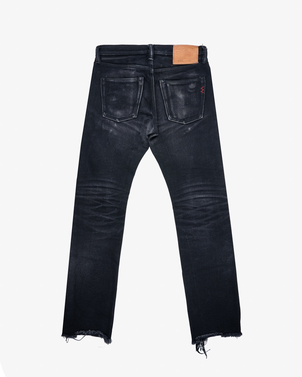 21oz Selvedge Denim Slim-Tapered Cut Jeans - Black (IH-8301S) Tag 30, Hemmed to 30.5"