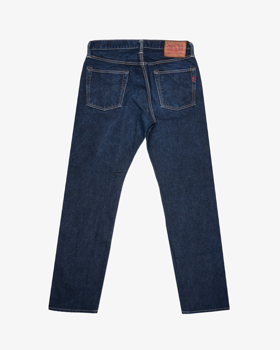 14oz Selvedge Denim Straight Cut Jeans - Indigo (IH-633S-142) Tag 33, Hemmed to 30.5"