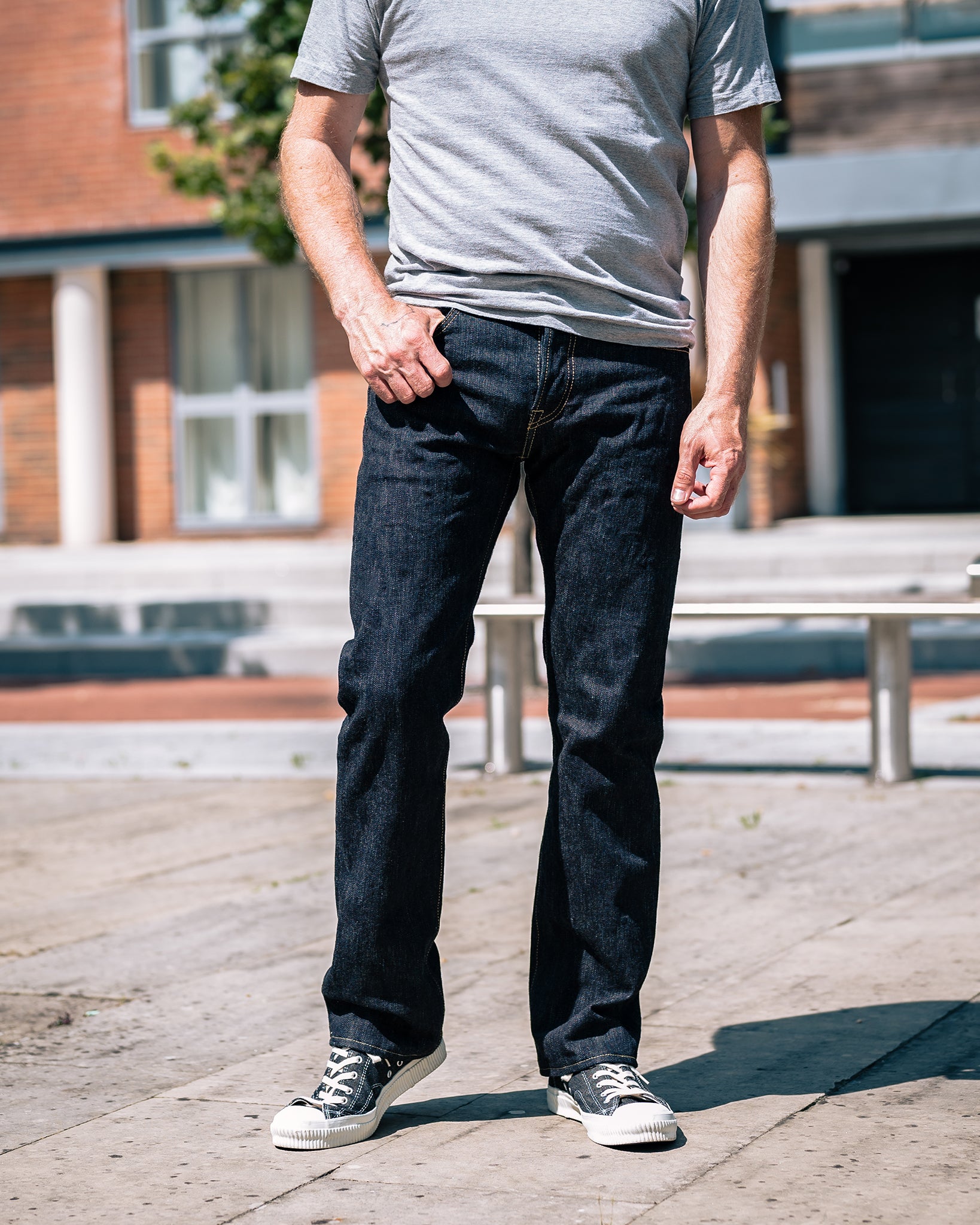 Iron Heart 16oz Slubby Selvedge Denim Slim Straight Cut