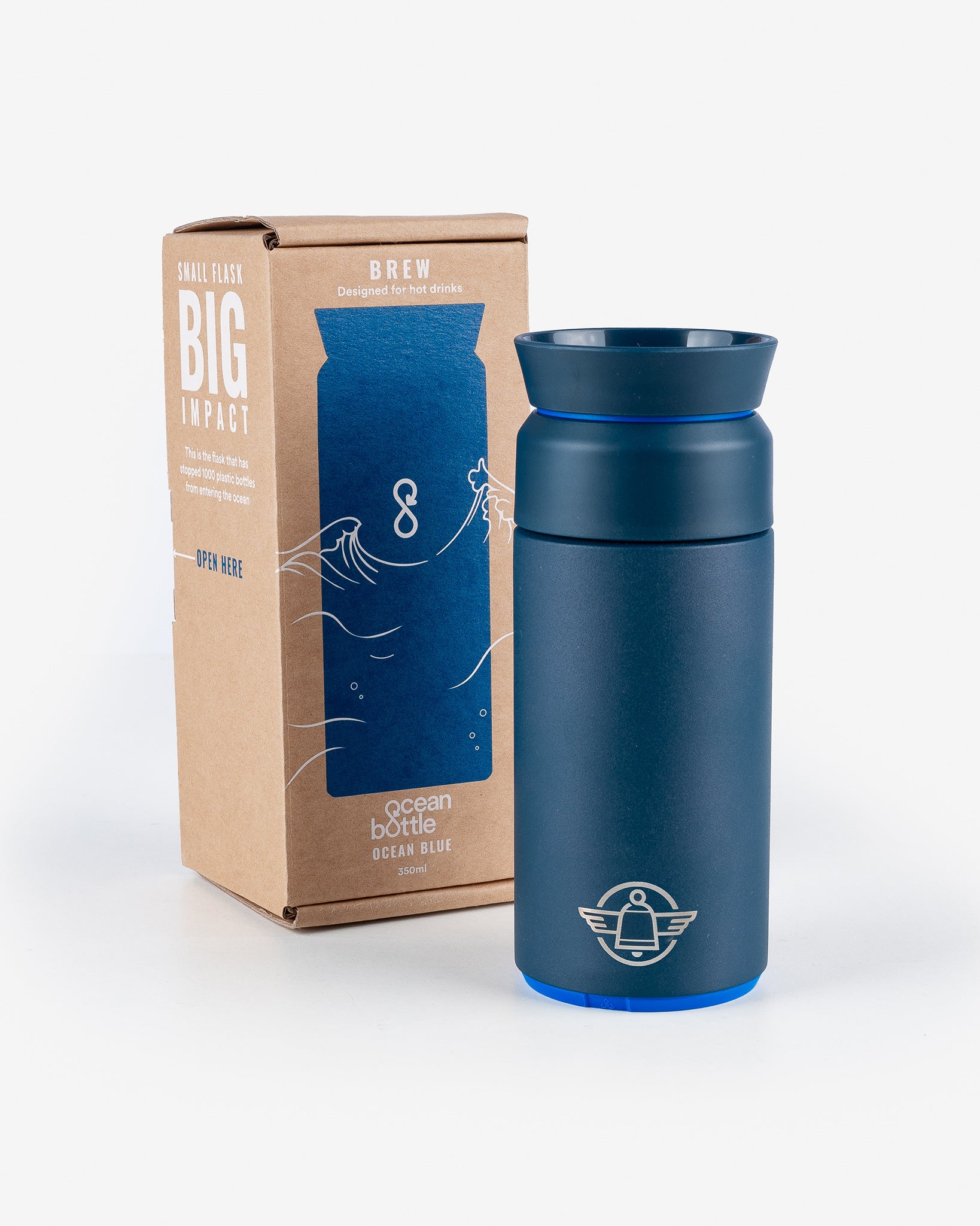 Iron Heart x Ocean Bottle 350ml Stainless Steel Brew Flask