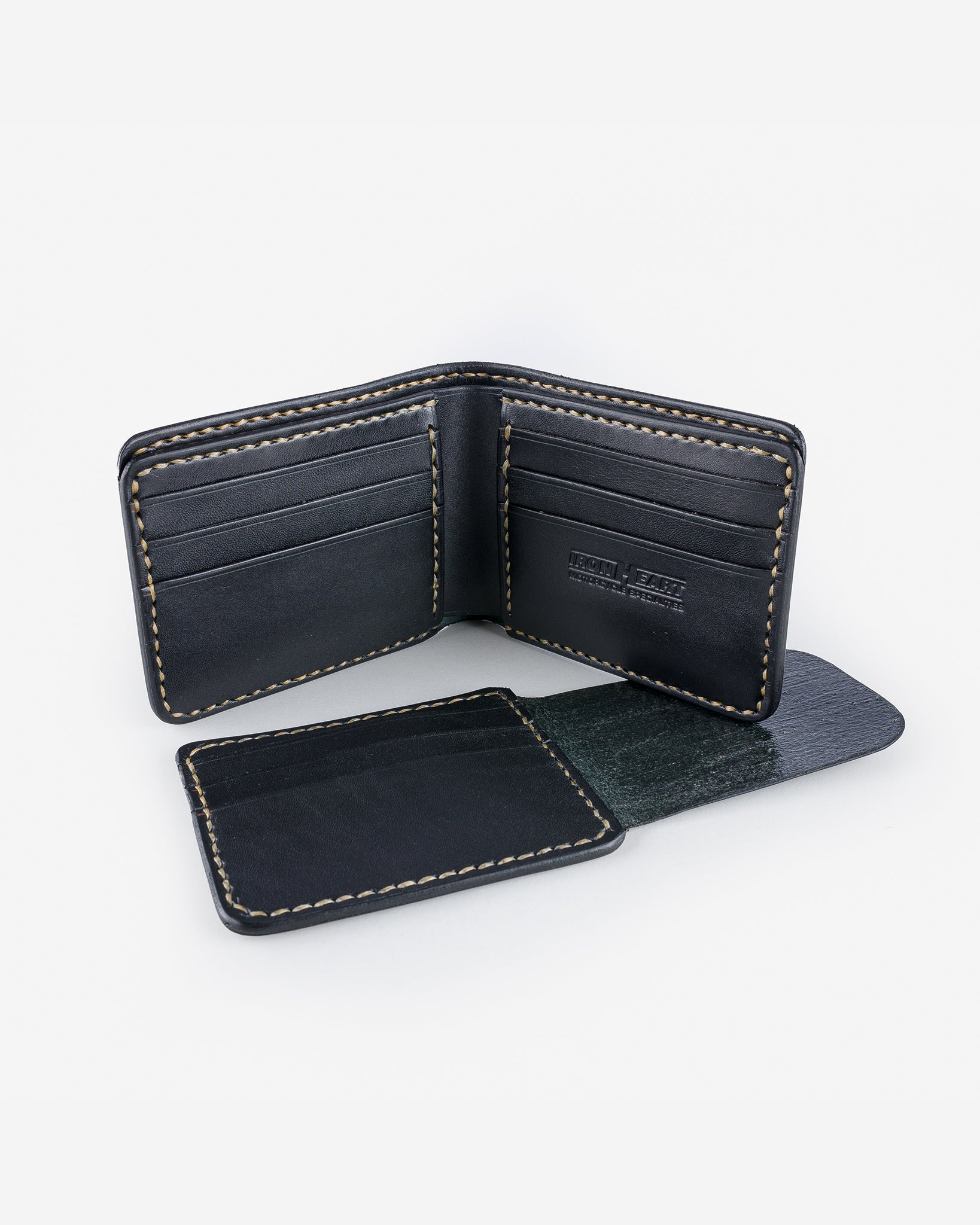 Iron Heart Folding Calf Wallet