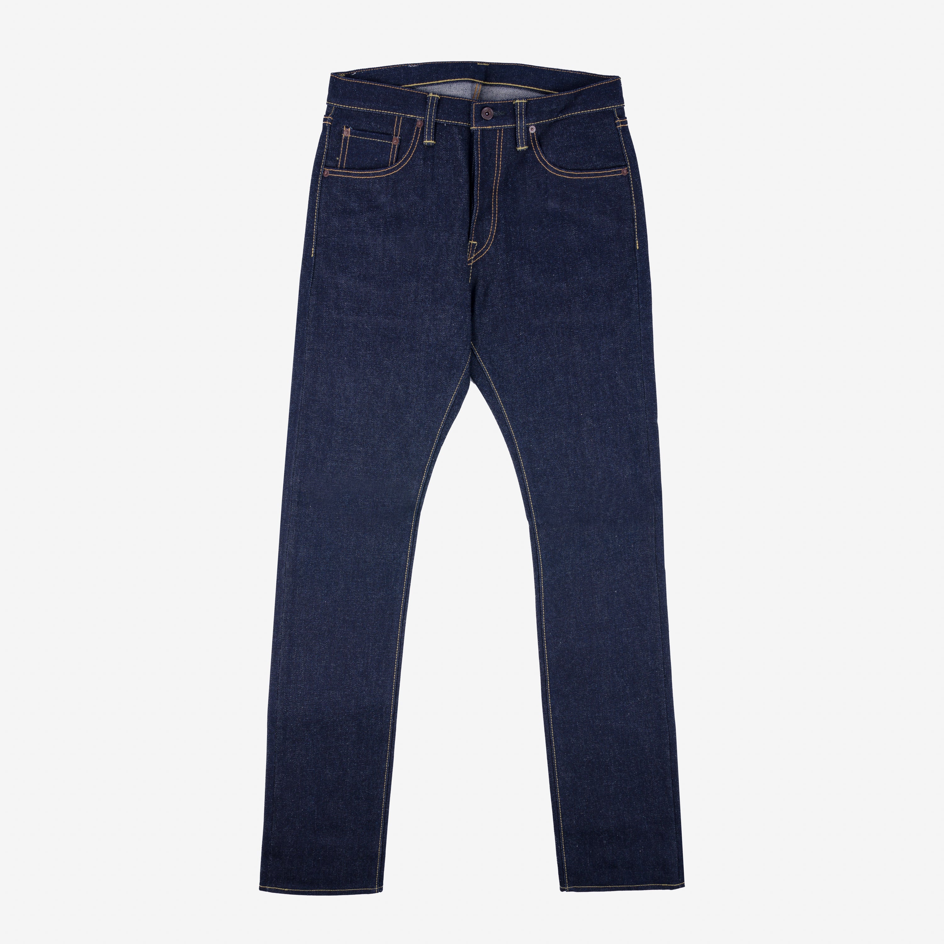 21/23oz Ultra Heavy Raw Selvedge Denim Slim Cut Jeans - Indigo