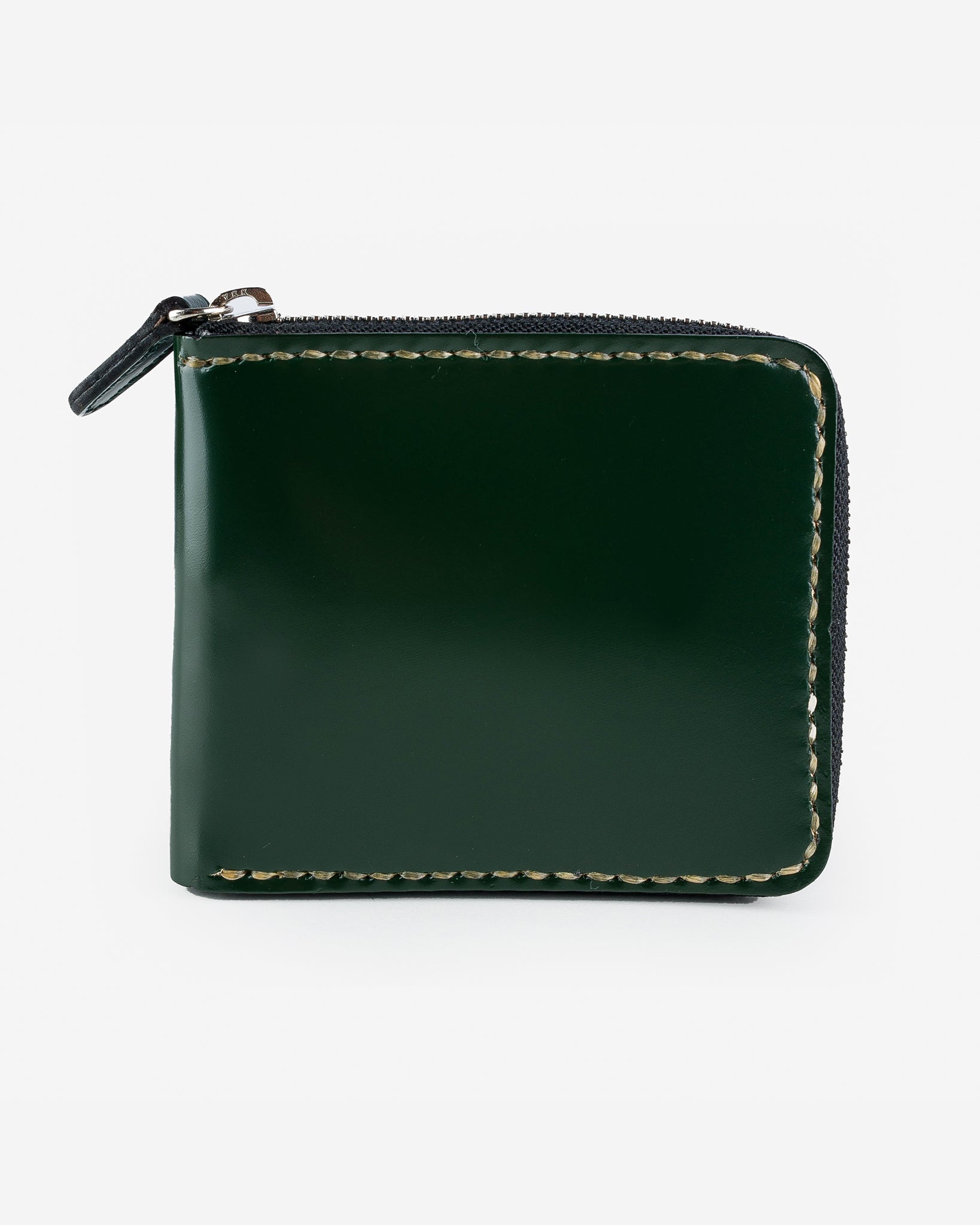 Zip-Secured Shell Cordovan Wallet - Green – Iron Heart