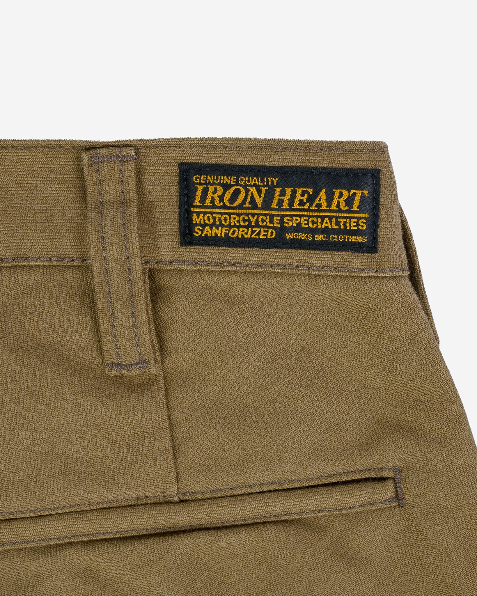 11oz Cotton Whipcord Work Pants - Khaki – Iron Heart