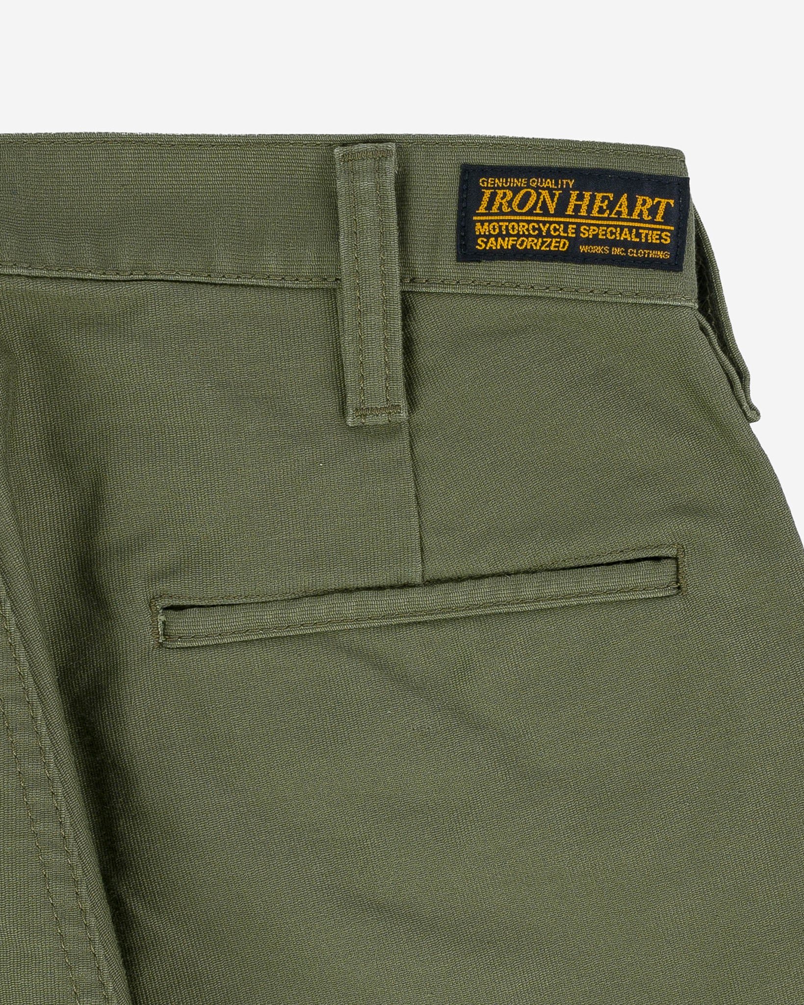 11oz Cotton Whipcord Work Pants - Olive – Iron Heart