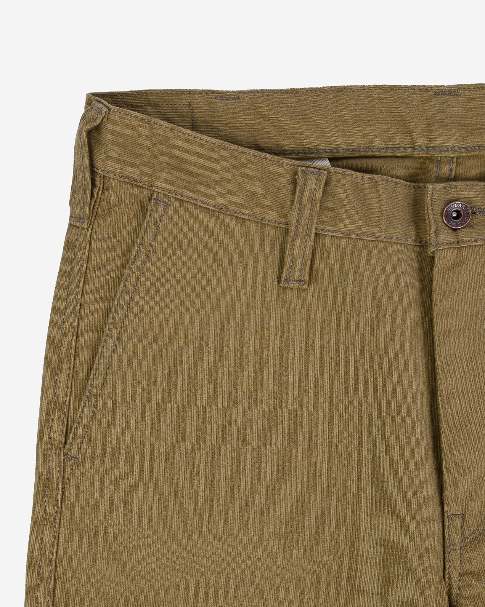 11oz Cotton Whipcord Work Pants - Khaki – Iron Heart