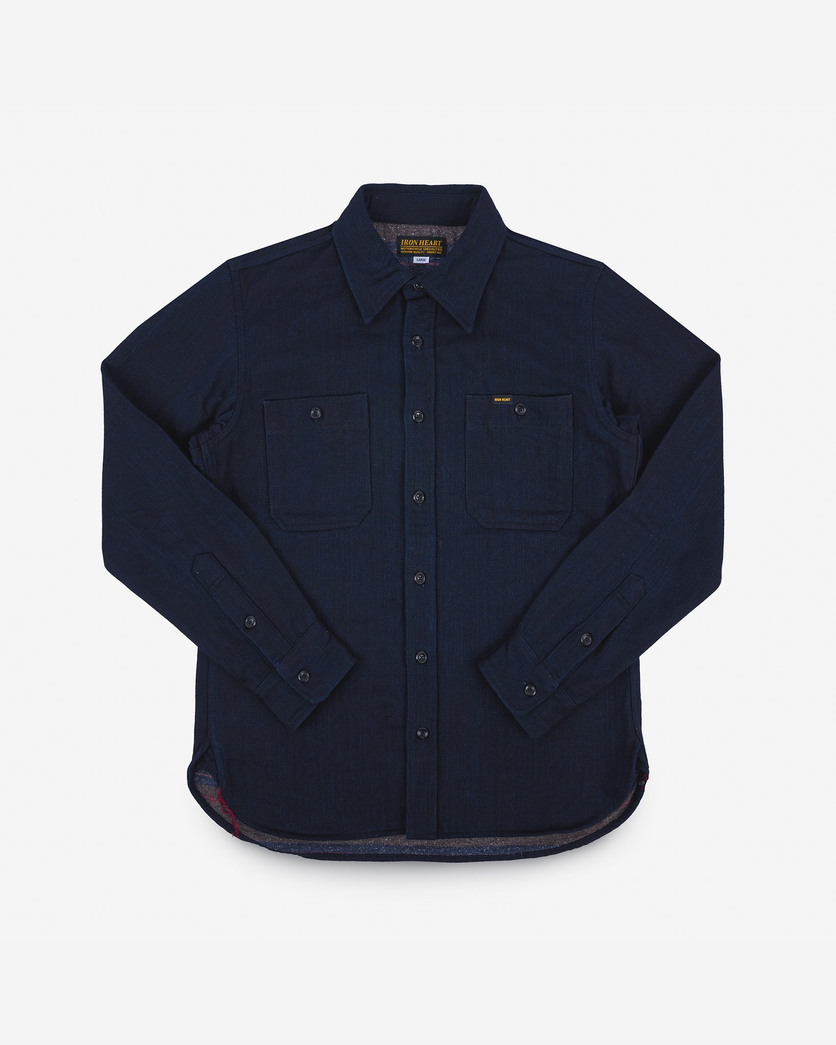 14oz Double Cloth Work Shirt - Indigo