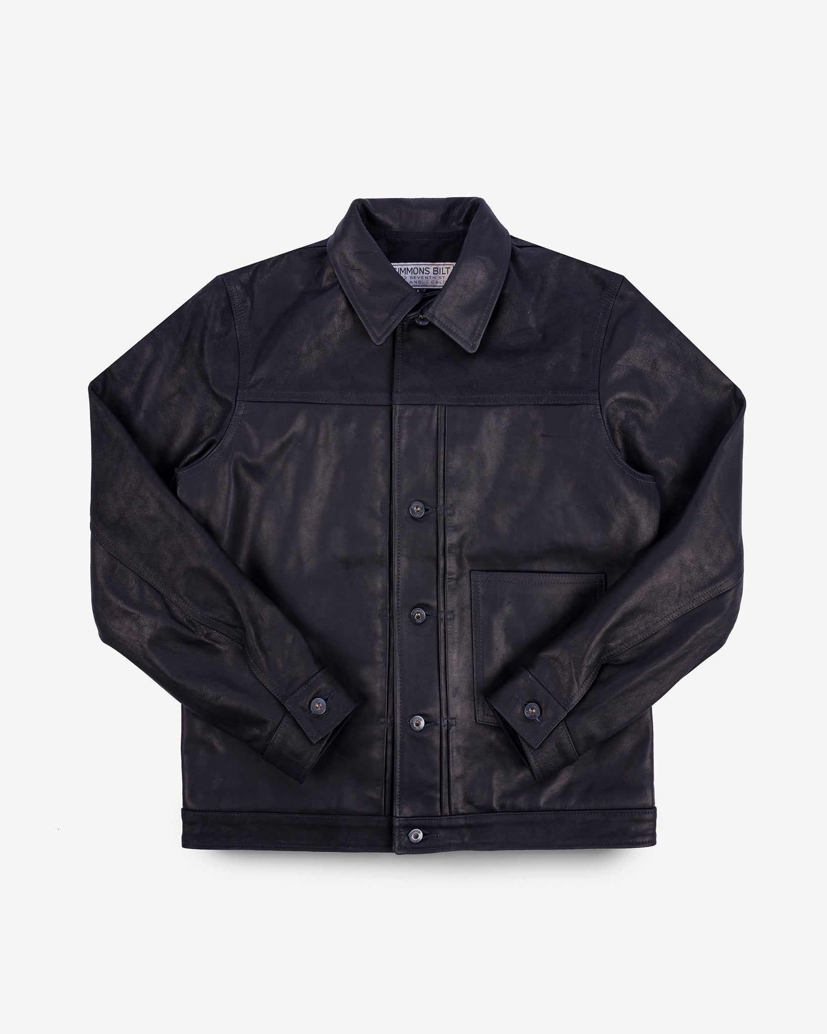 Iron Heart x Simmons Bilt Prairie Horsehide Type I Jacket - Black