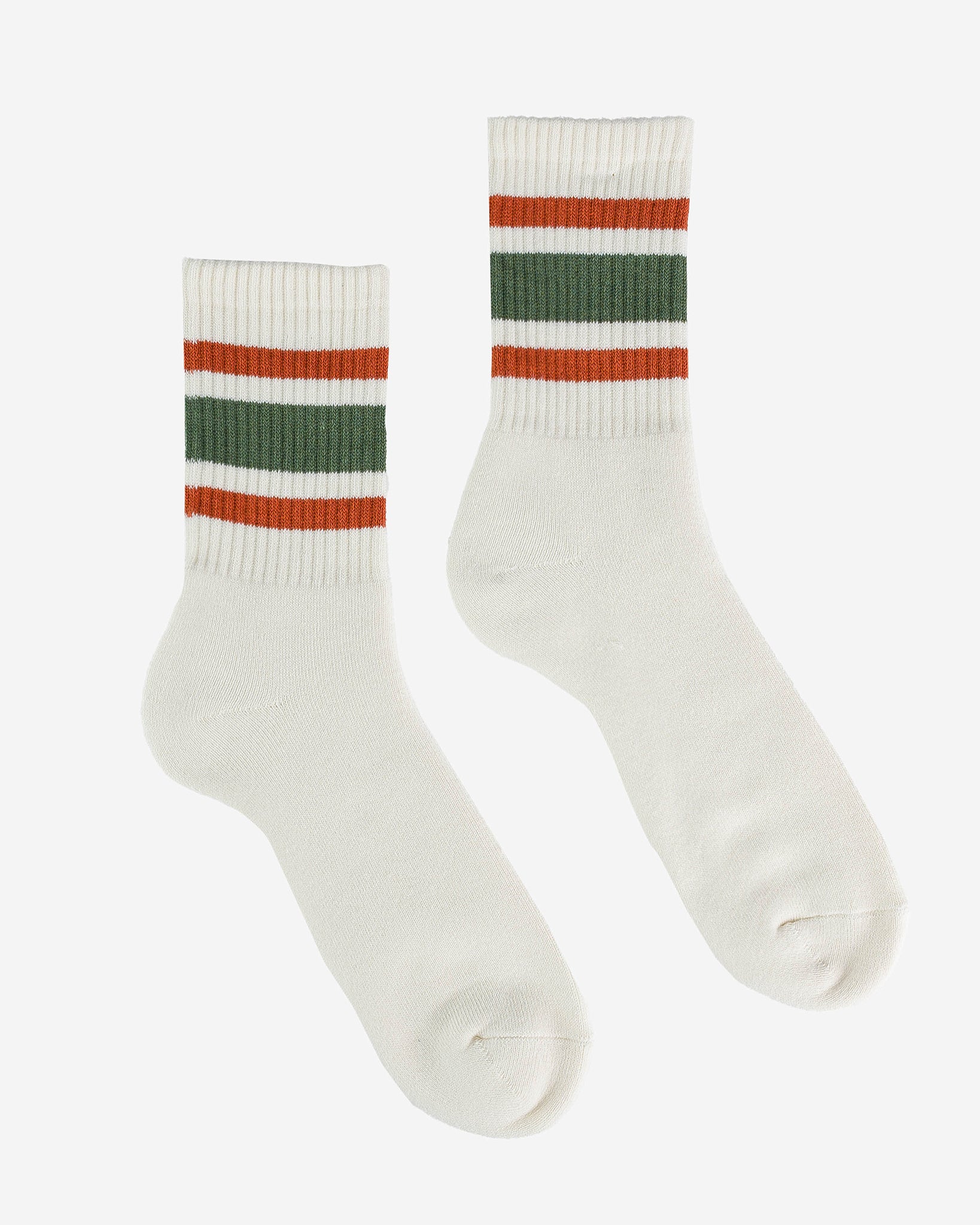 Decka 80s Skater Socks - Short Length - Green