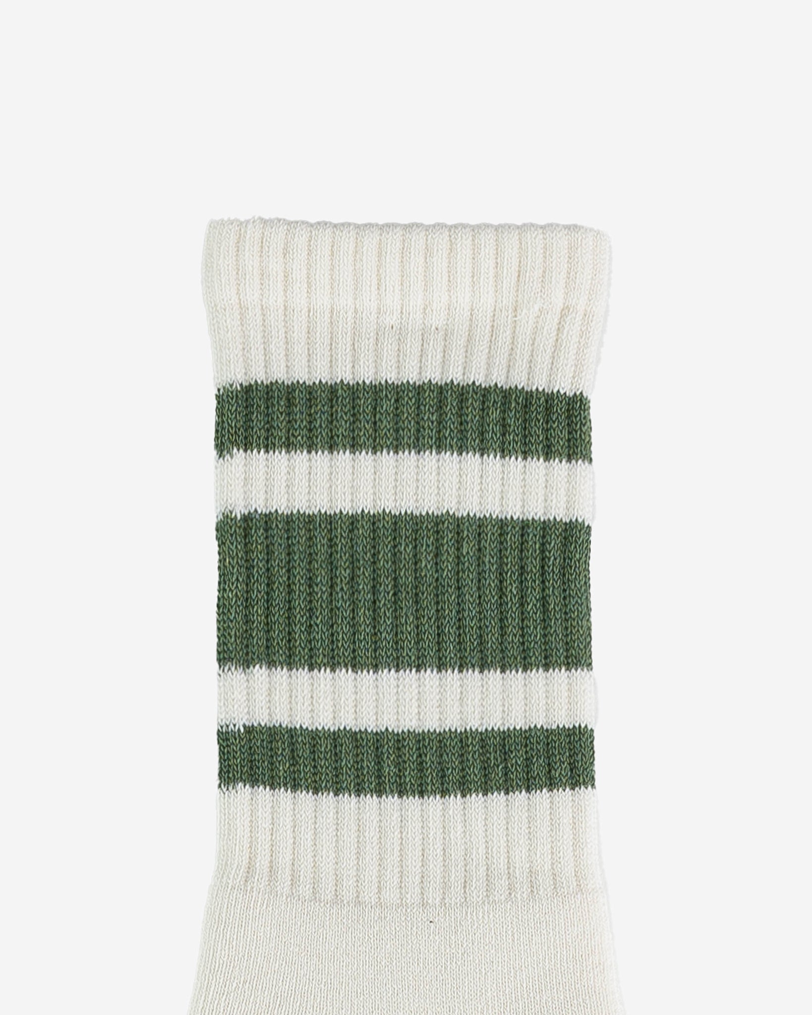 Decka 80s Skater Socks - Short Length - Olive Green