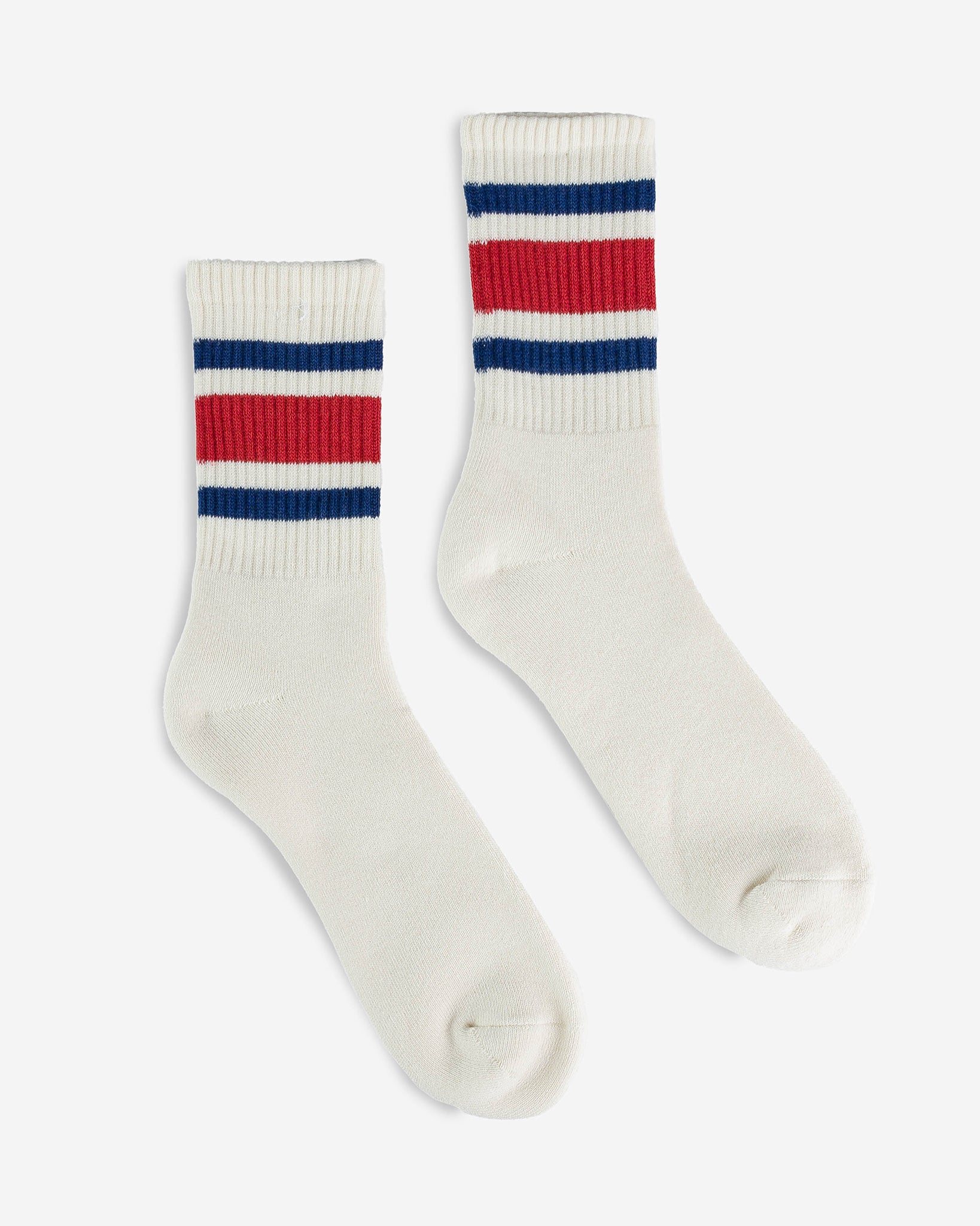 Decka 80s Skater Socks - Short Length - Burgundy