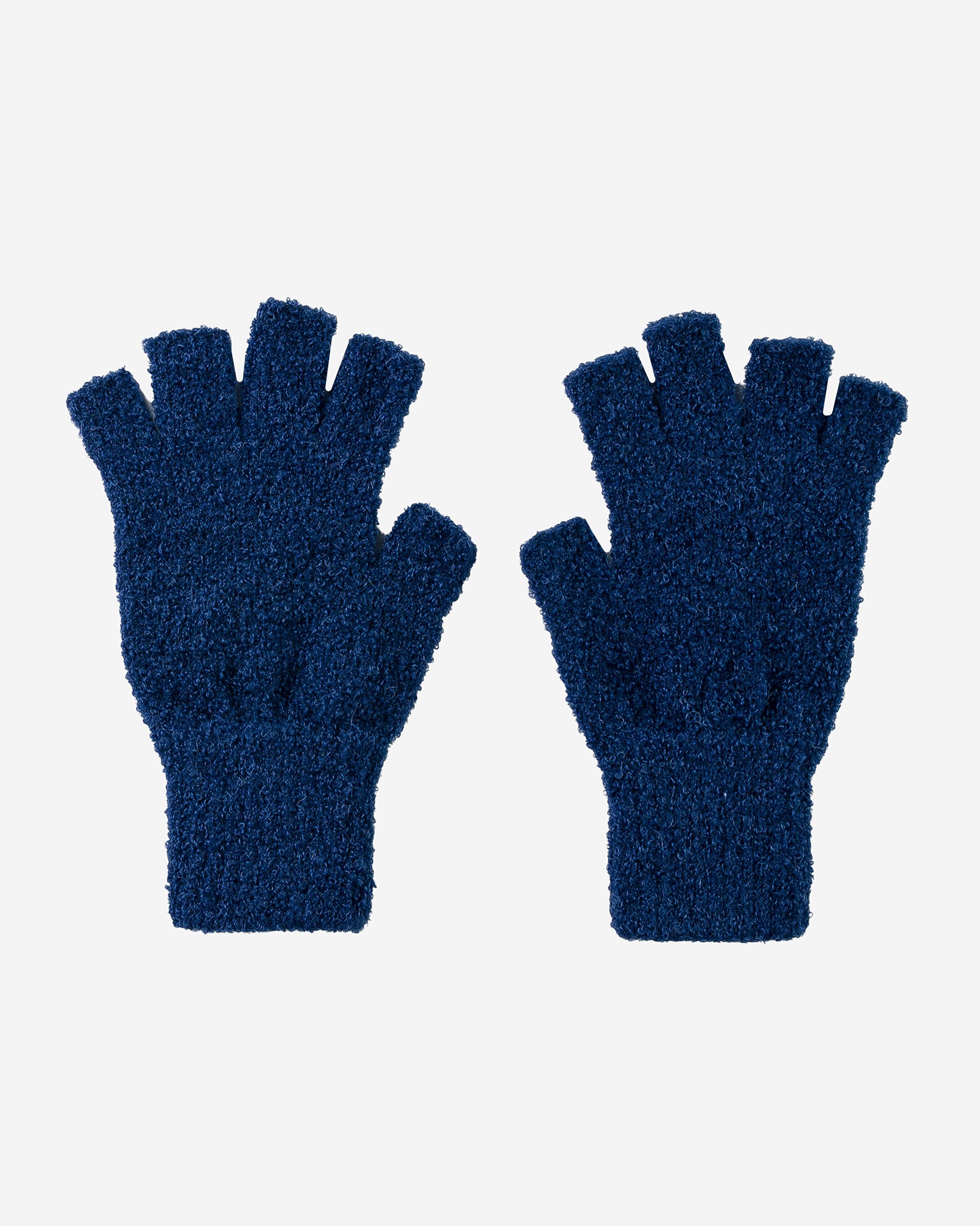 Decka Fingerless Gloves - Navy Blue