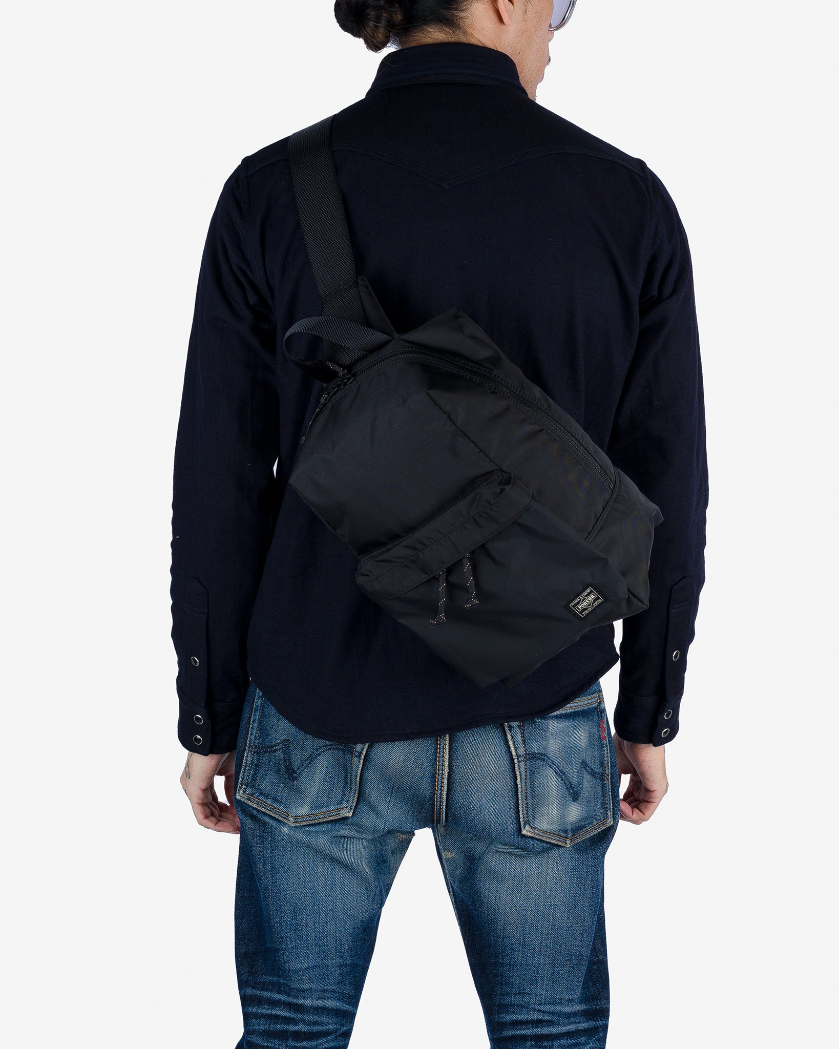 Porter - Yoshida & Co. - Force Sling Shoulder Bag - Black
