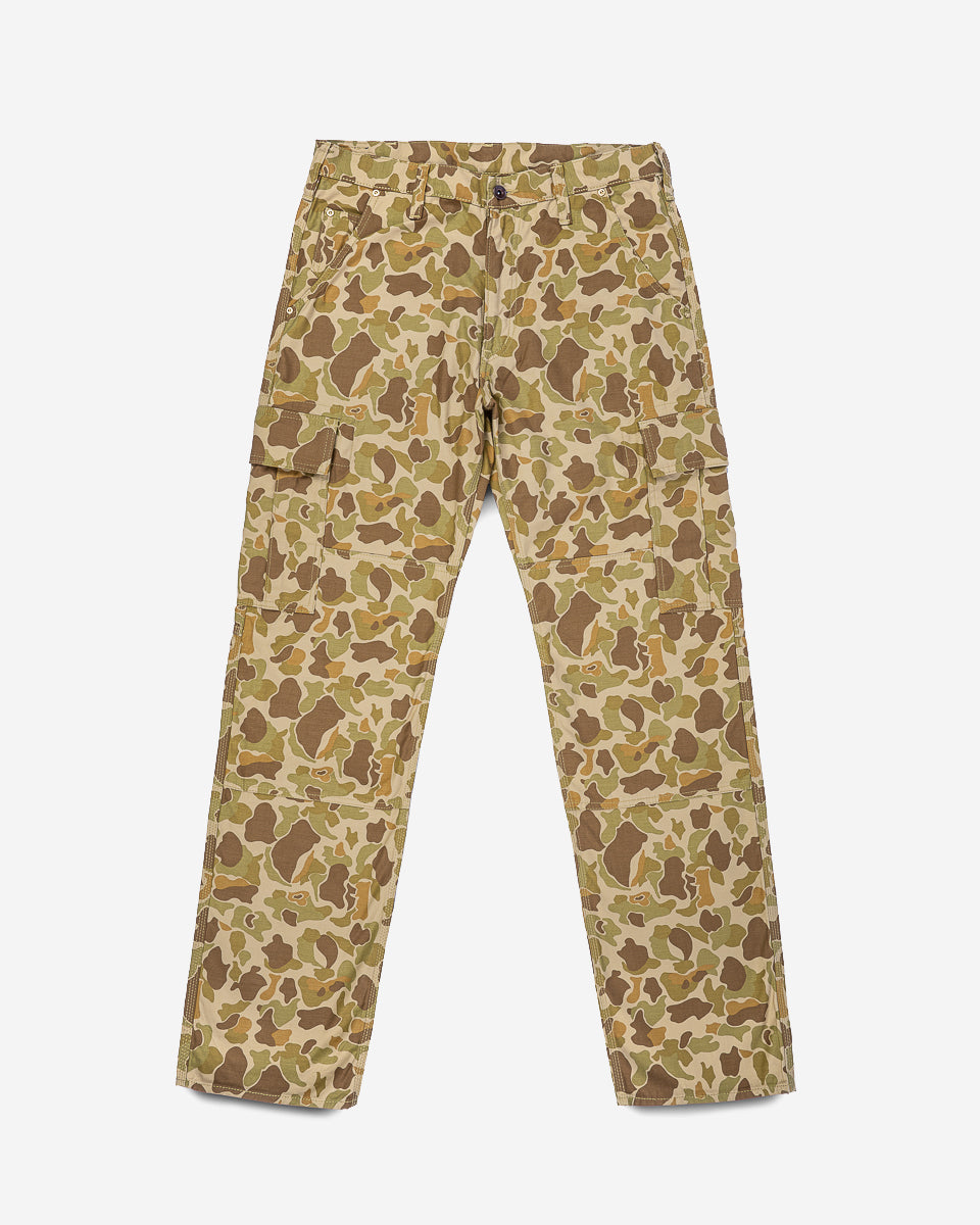 10oz Sateen Camouflage Cargo Pants - Duck Hunter