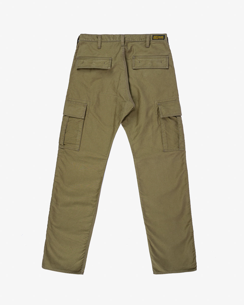 Whipcord Cargo Pants - Khaki (IH-738-KHA) Tag 34, Hemmed to 34.0"